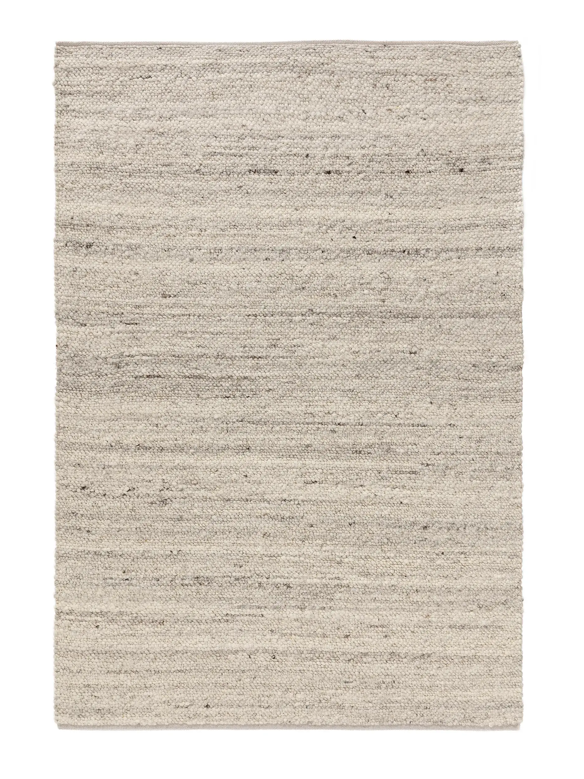 Wollteppich Finn Ivory Hellgrau von 
