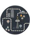 Kinderteppich Juno Blau