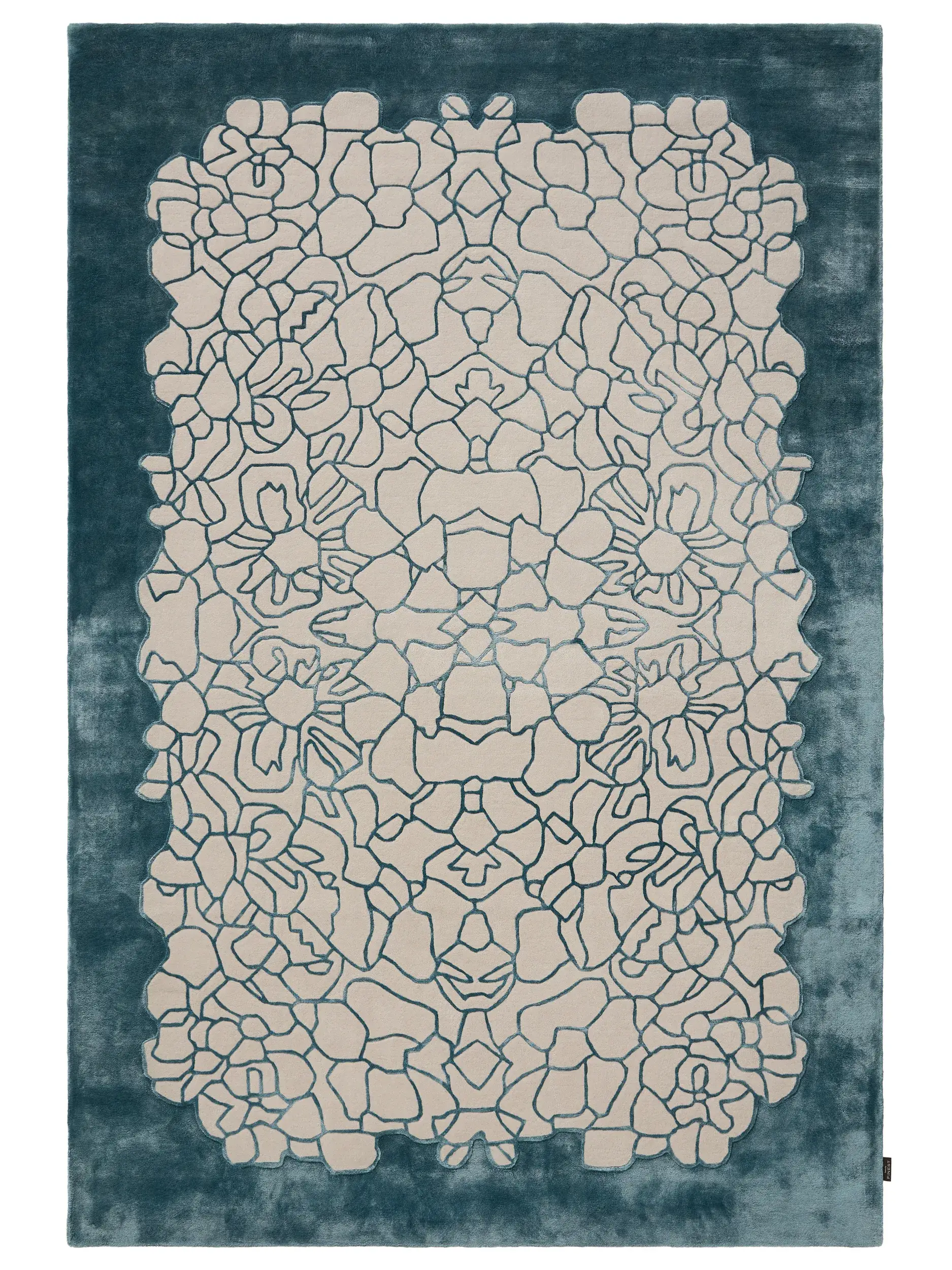 Tapis Tizian en 50% Laine (50% de Nouvelle-Zélande), 50% Lyocell (TENCEL™) en  de benuta Finest