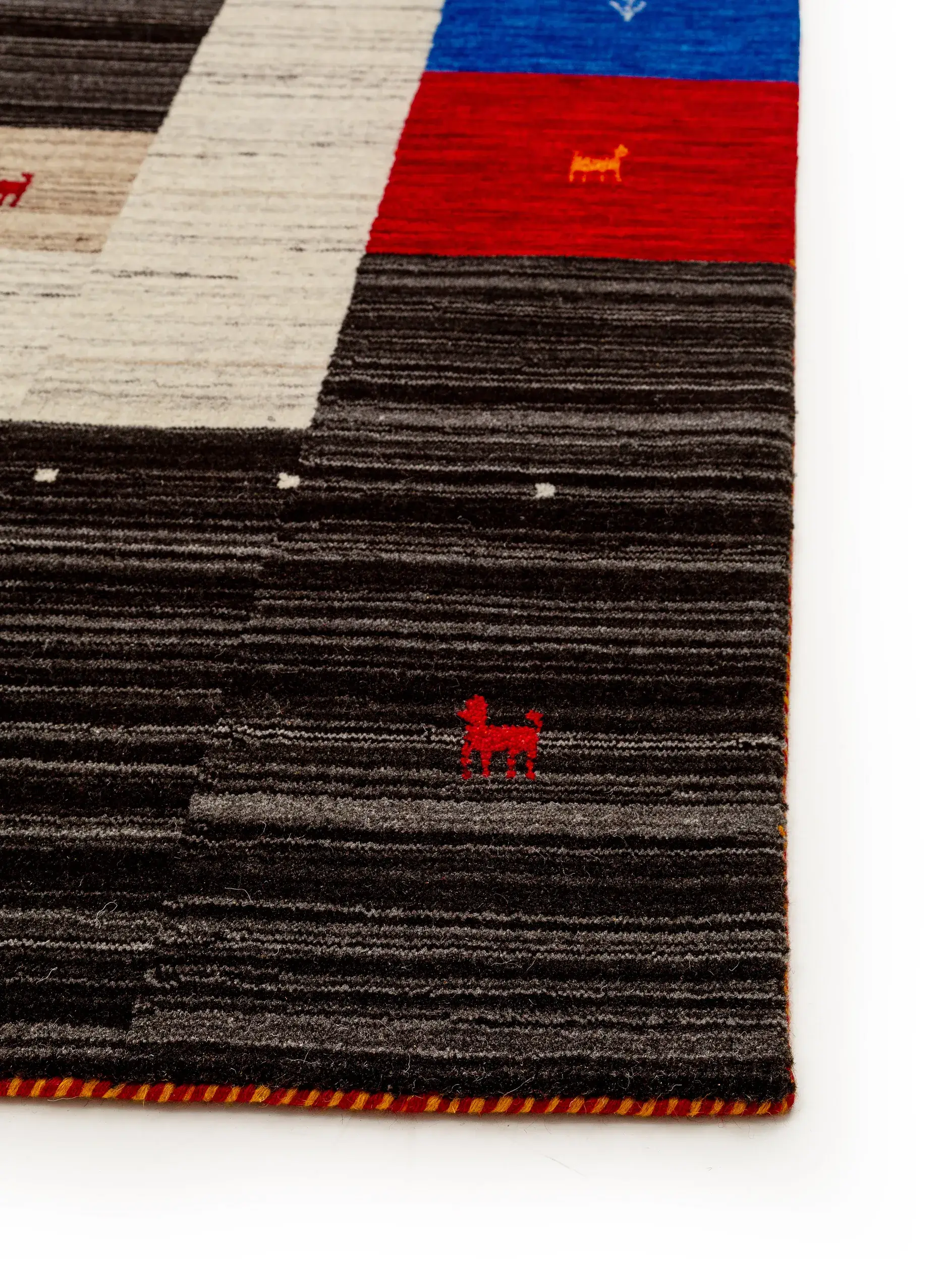 Alfombra de 100% Lana en Multicolor con un pelo de {{Placeholder_Pile Height}} de altura de benuta nest