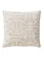 Housse de coussin en mélange de lin Sabine Crème