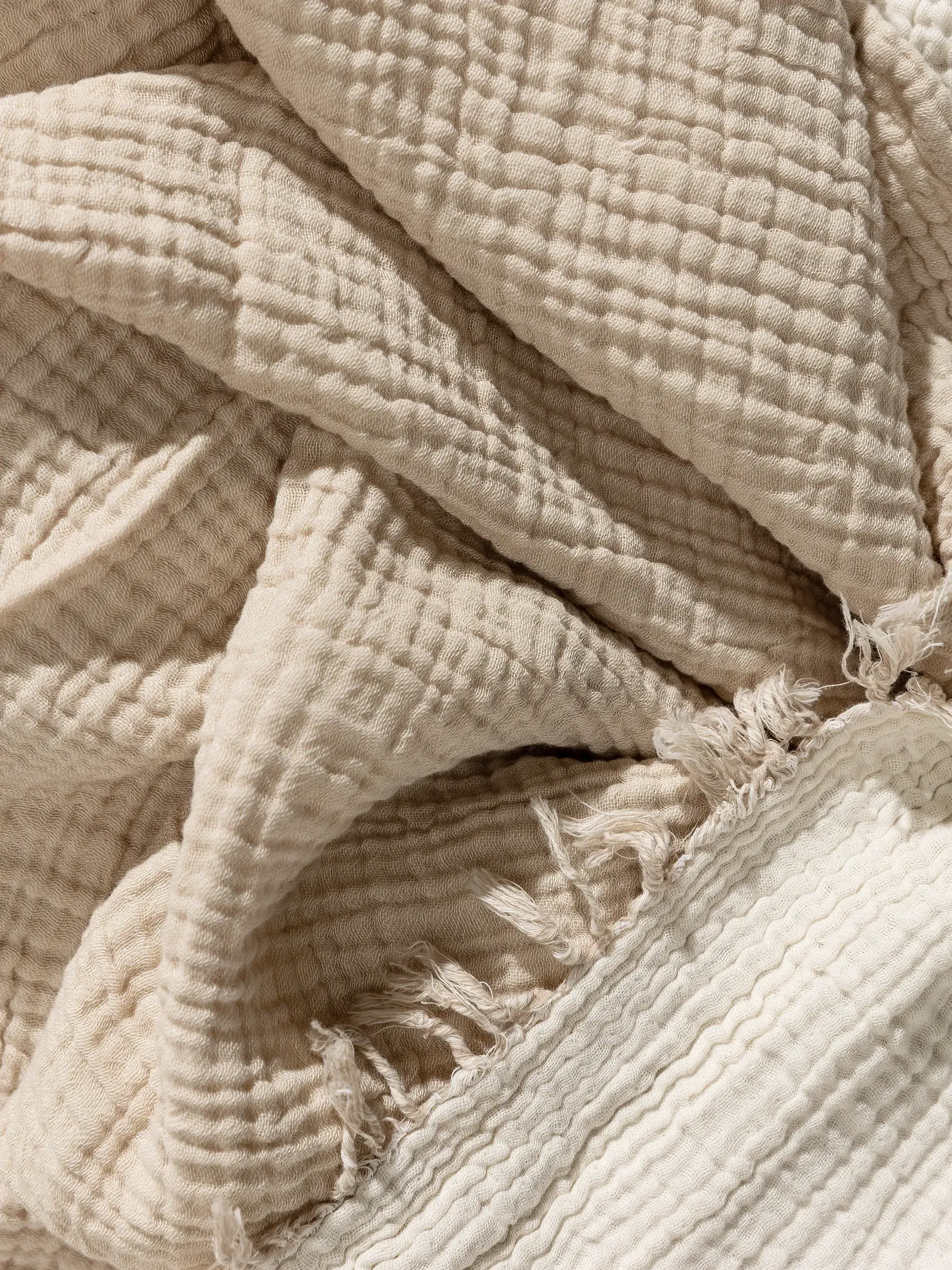 Baumwolldecke Lilo Cream/Beige im Design  aus  von Lytte