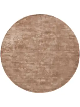 Alfombra viscosa Redondo Nela Taupe