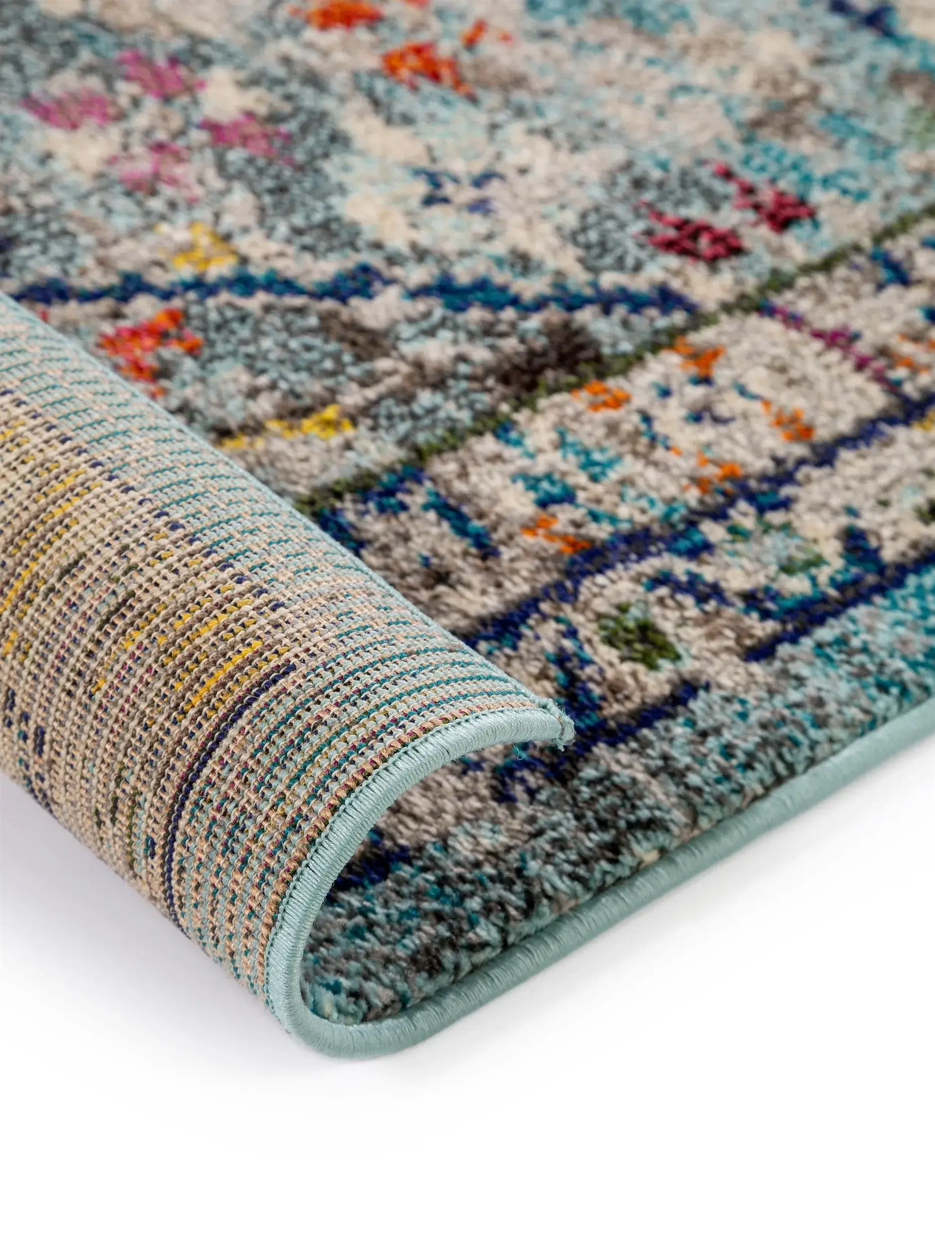 Teppich Casa aus 100% Polypropylen in Blue von benuta Nest