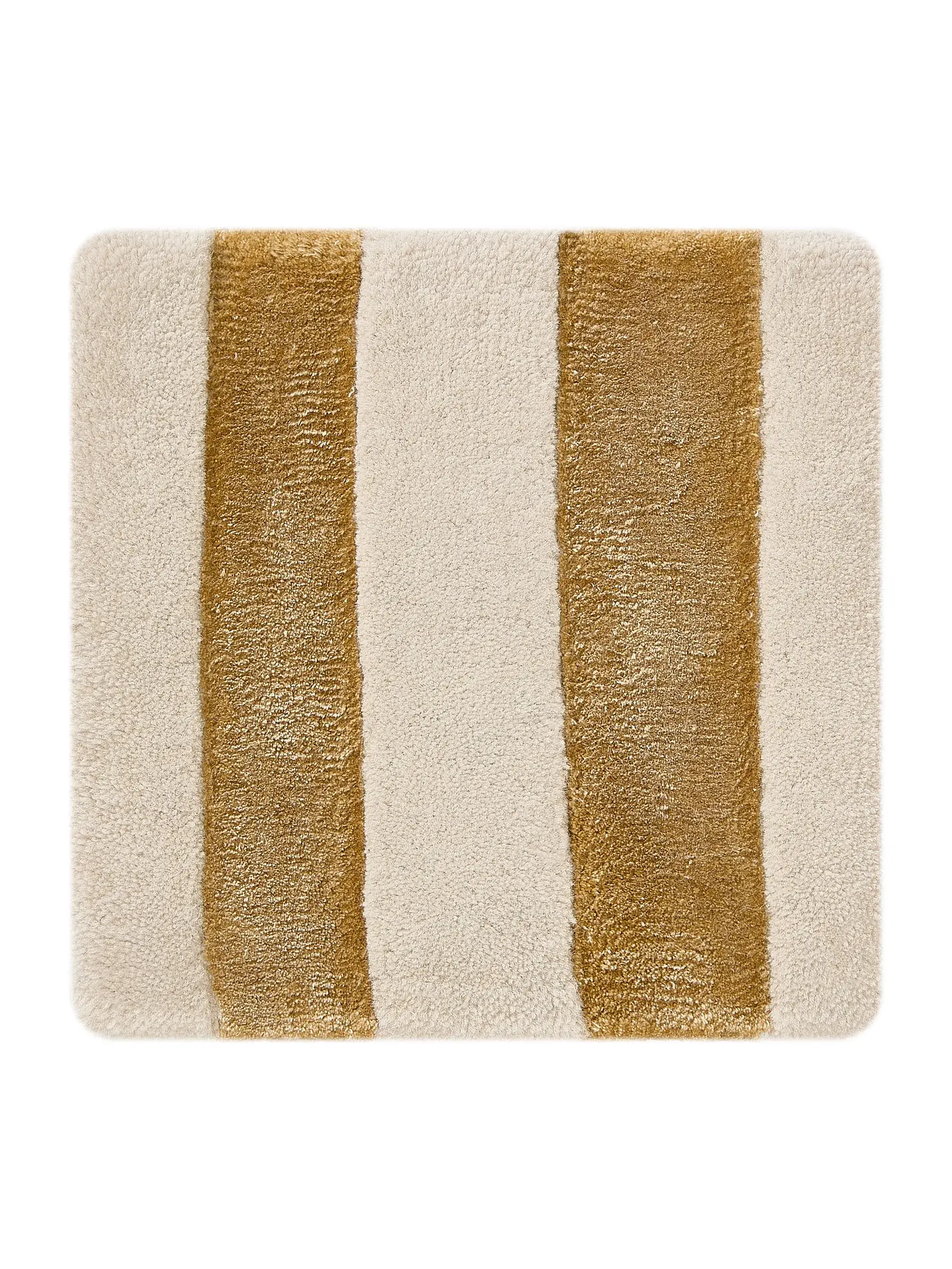Rug Parker made of 70% Wool, 30% Lyocell (Tencel™) in Beige by benuta Finest