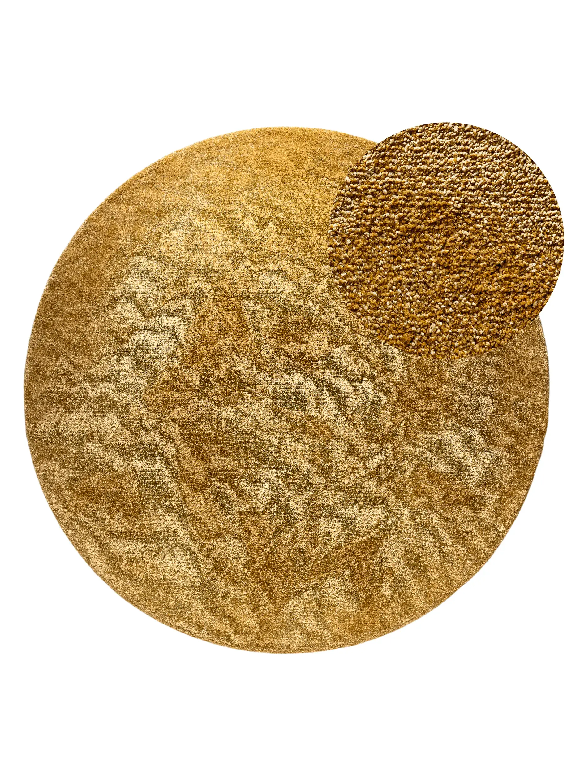 Matto 100% Polypropylena värissä Gelb 100% Polypropylen korkealla nukalla merkiltä benuta Nest