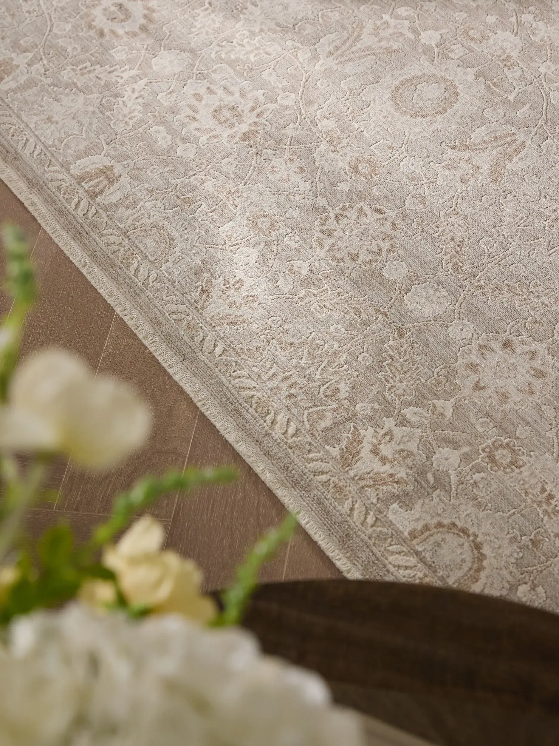 Tapis Aria en 90% Polyester, 10% Viscose en  de benuta Finest