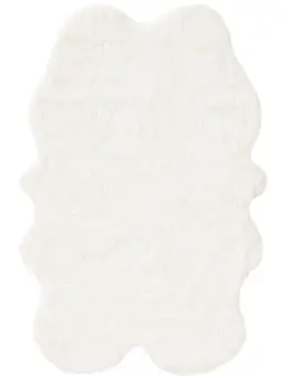 Tappeto a pelo lungo Cloudy Crema