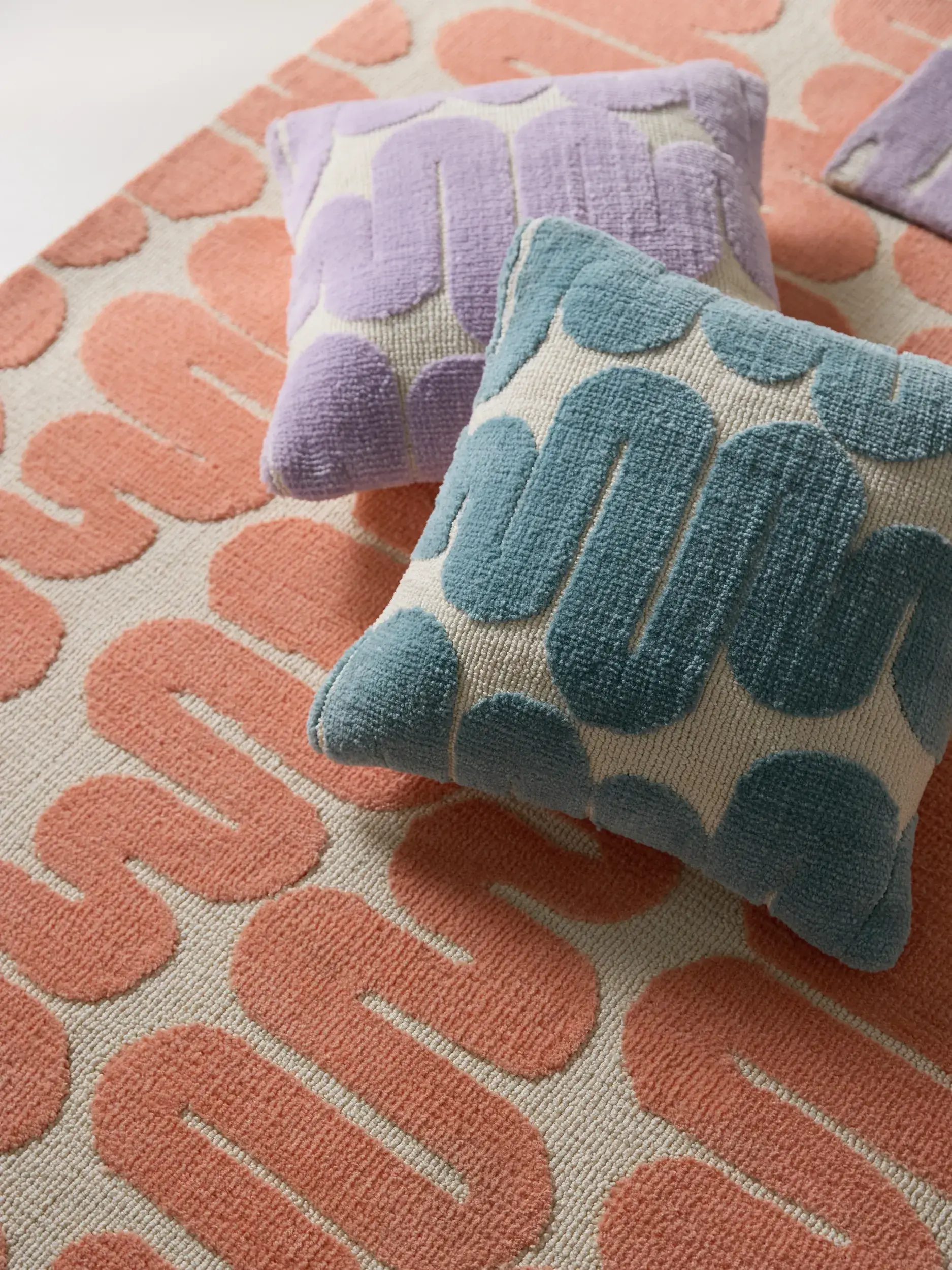 Housse de coussin Ally Menthe en motif Abstrait en 100% Polyester (Microfibres) de benuta POP