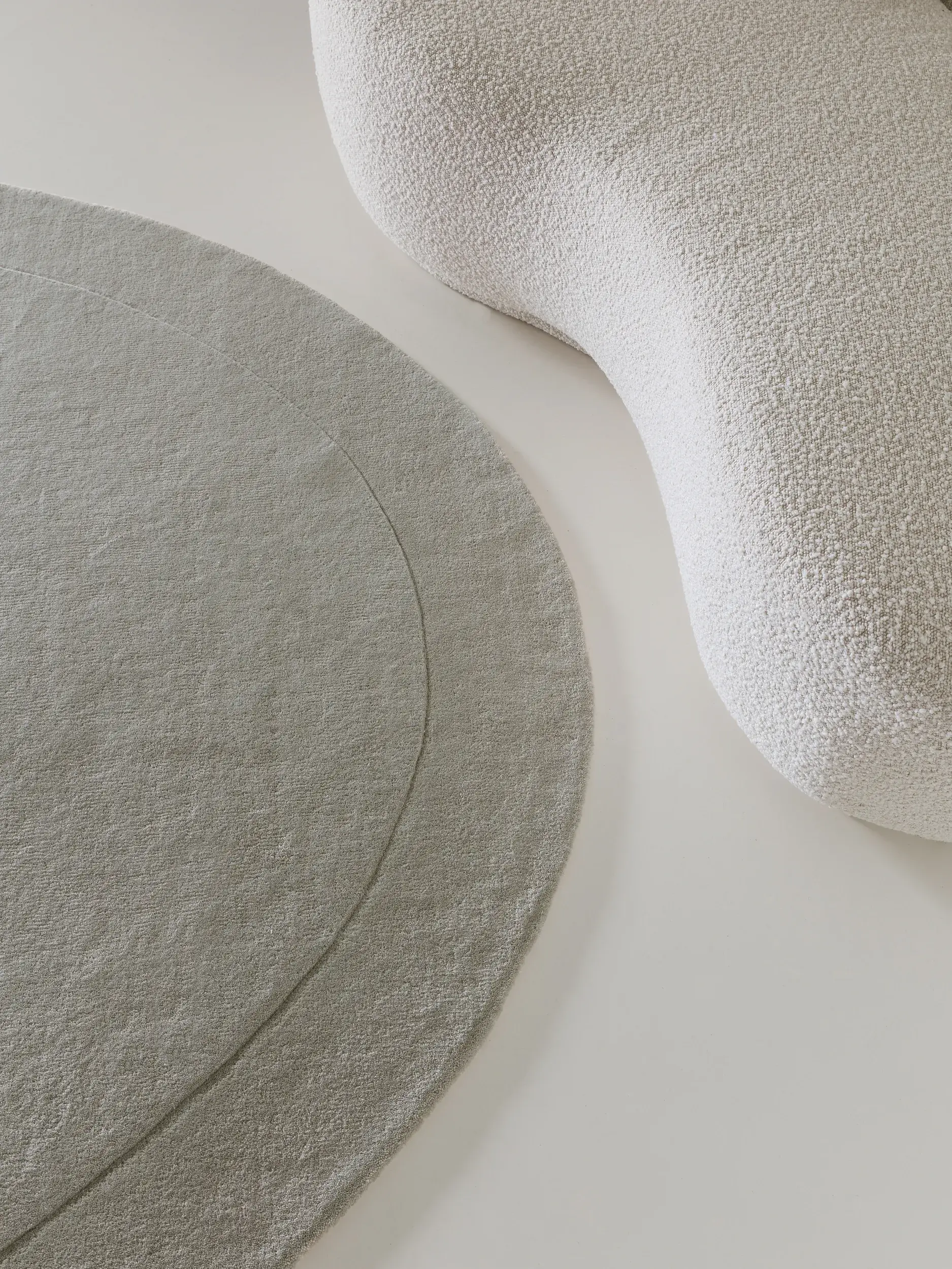 Teppich Shape aus 100% Wolle in  von benuta Pure