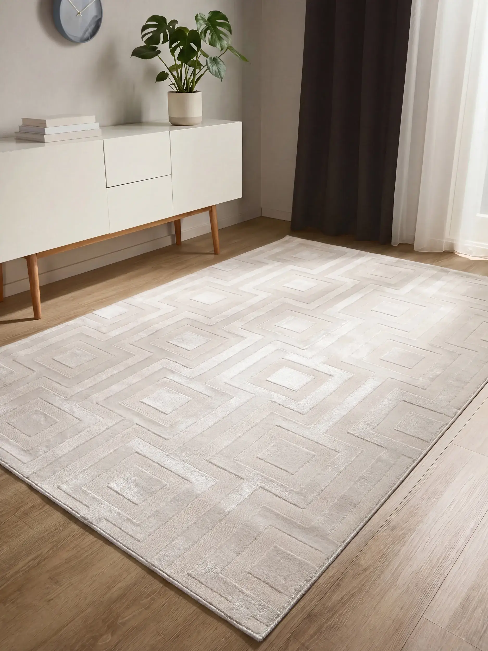 Rug Claire made of 60% Polyester, 40% Polypropylen in  by benuta Basic