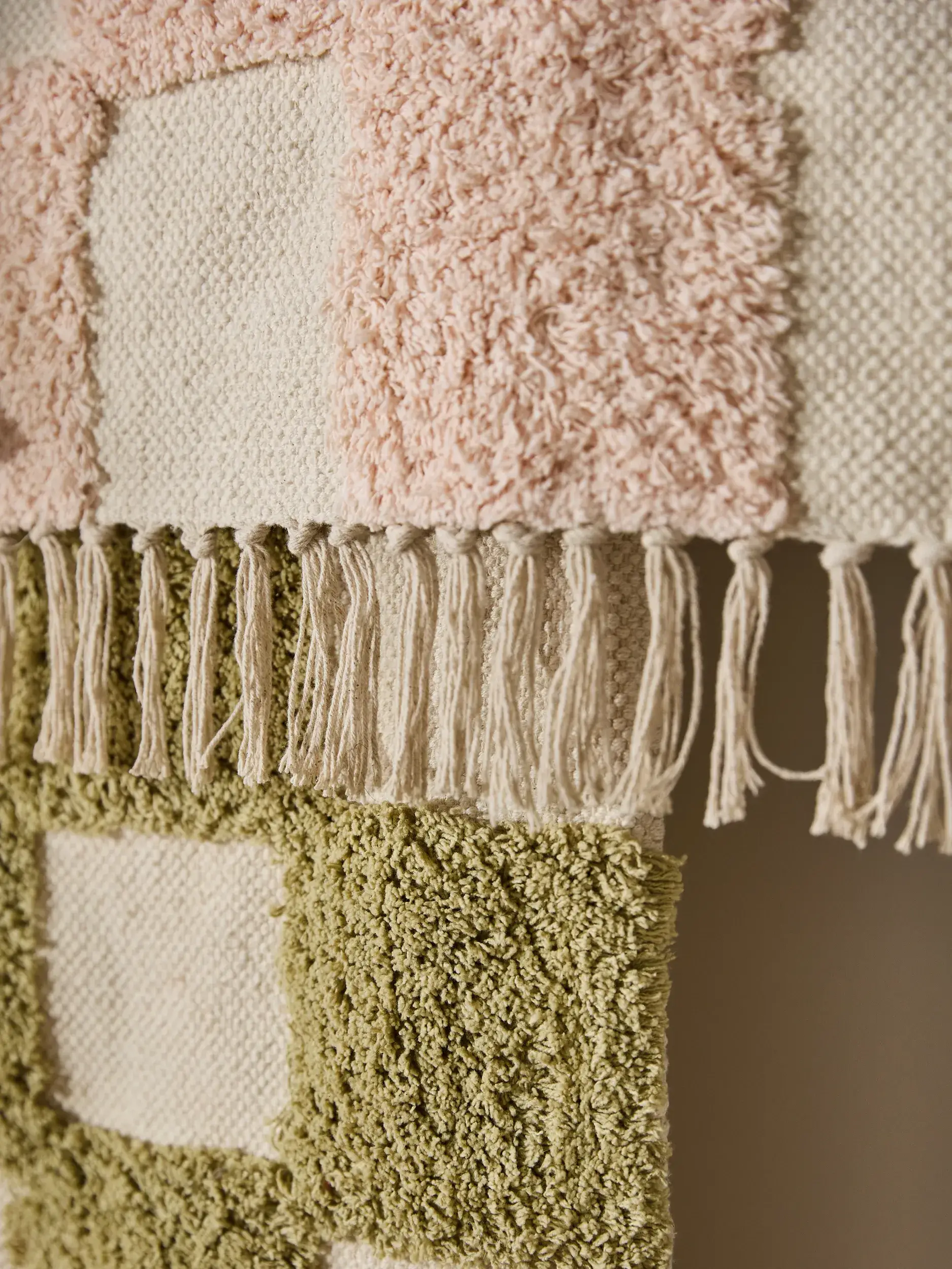 Rug Caro made of 100% Cotton in Pink by Lytte