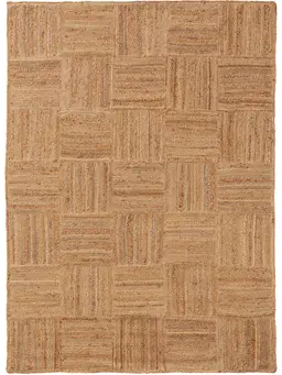 Tapis de jute Jutta Marron clair