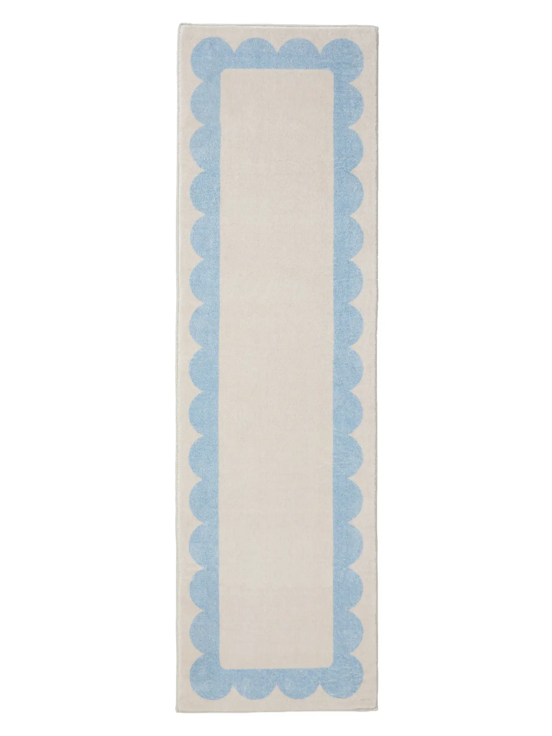 Rug made of 100% Polyester in Blue with a 100% Polyester high pile by benuta Pop