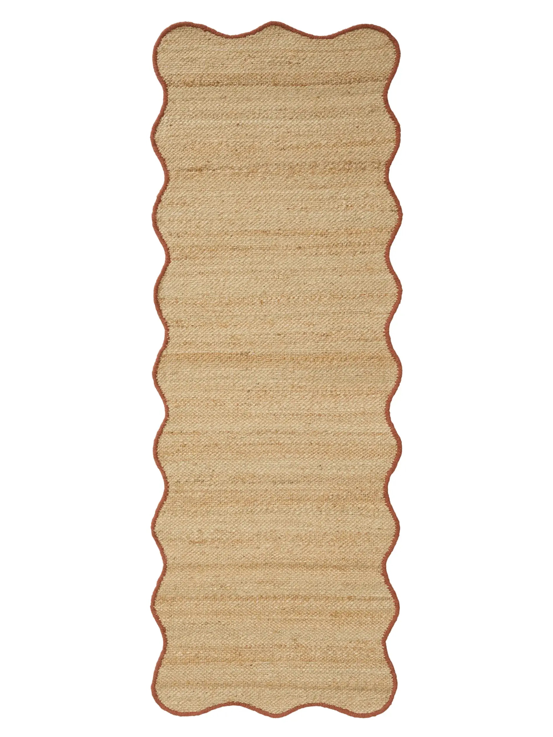 Alfombra de 91% Yute, 4% Algodón, 3% Lana, 2% Poliéster en Marrón con un pelo de {{Placeholder_Pile Height}} de altura de benuta POP