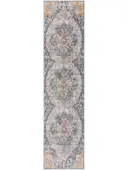 Viskoseteppich Yuma Multicolor/Blau