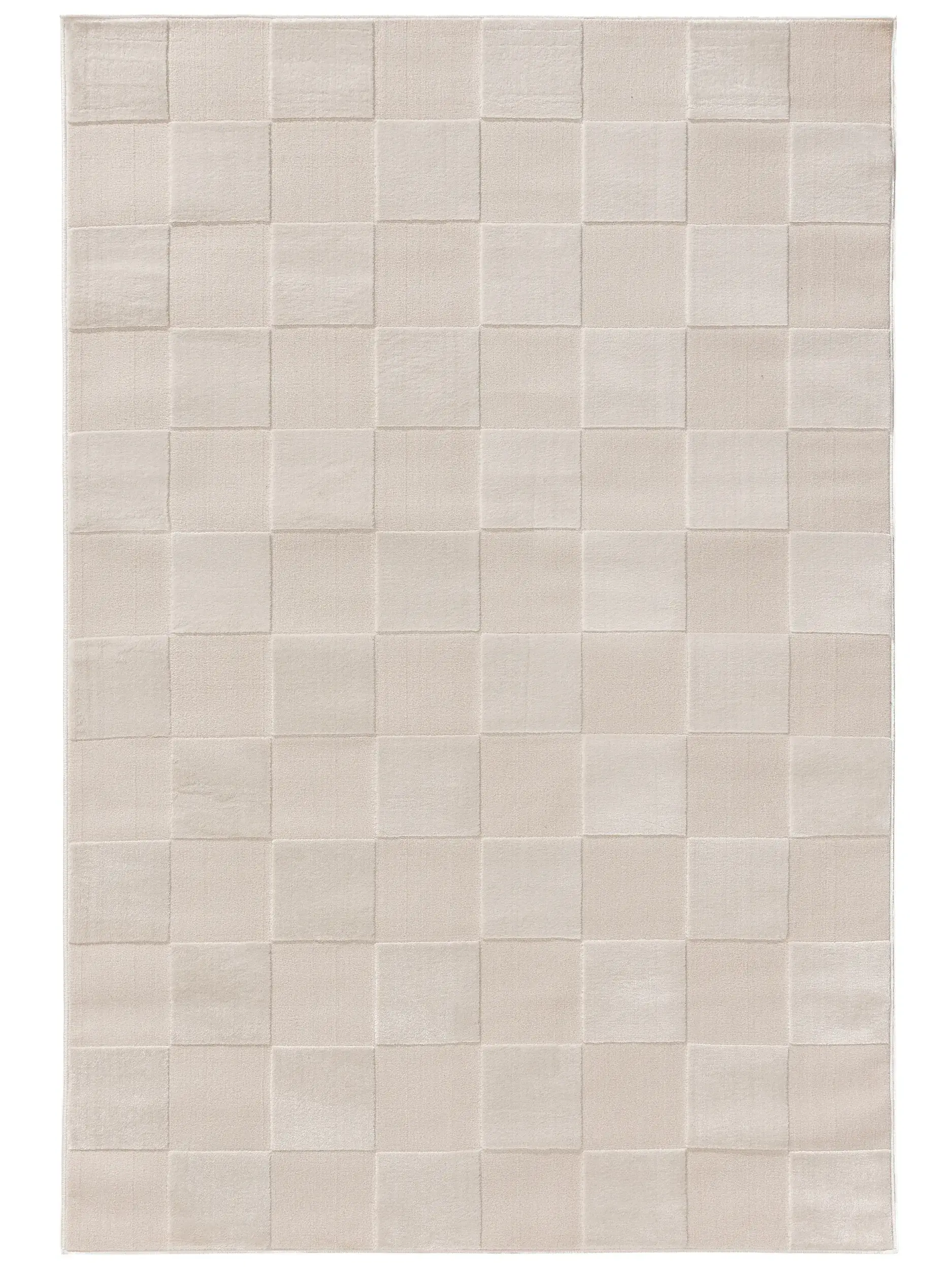 Teppe av 60% Polyester, 40% Polypropylen i Weiß med 60% Polyester, 40% Polypropylen høy lugg fra benuta Basic