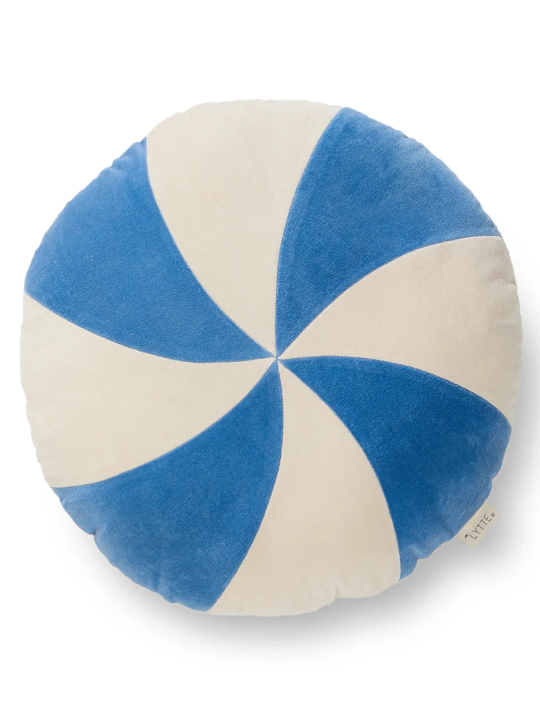 Kissen Cecilia Blau/Weiß von 