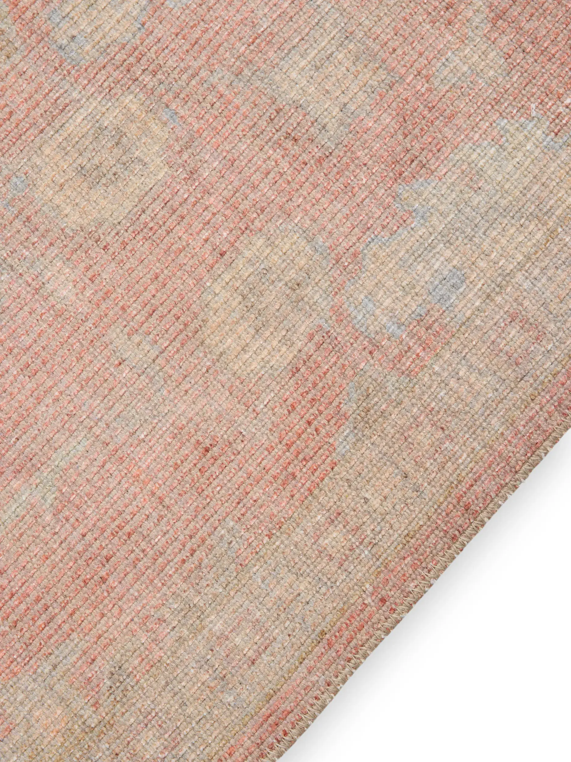 Teppich aus 50% Polyester, 50% Polycotton in Rot mit 50% Polyester, 50% Polycotton hohem Flor von benuta Nest