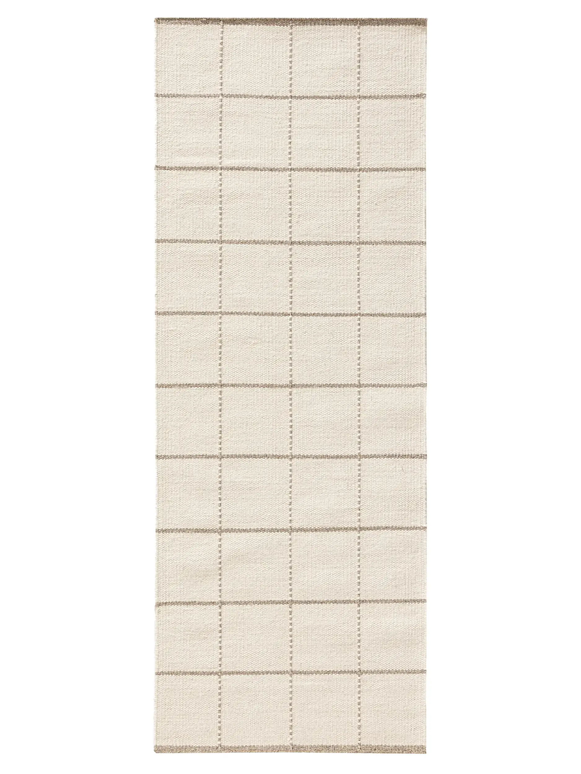 Tappeto di 90% Lana, 10% Cotone in Beige con pelo alto 90% Lana, 10% Cotone da benuta pure