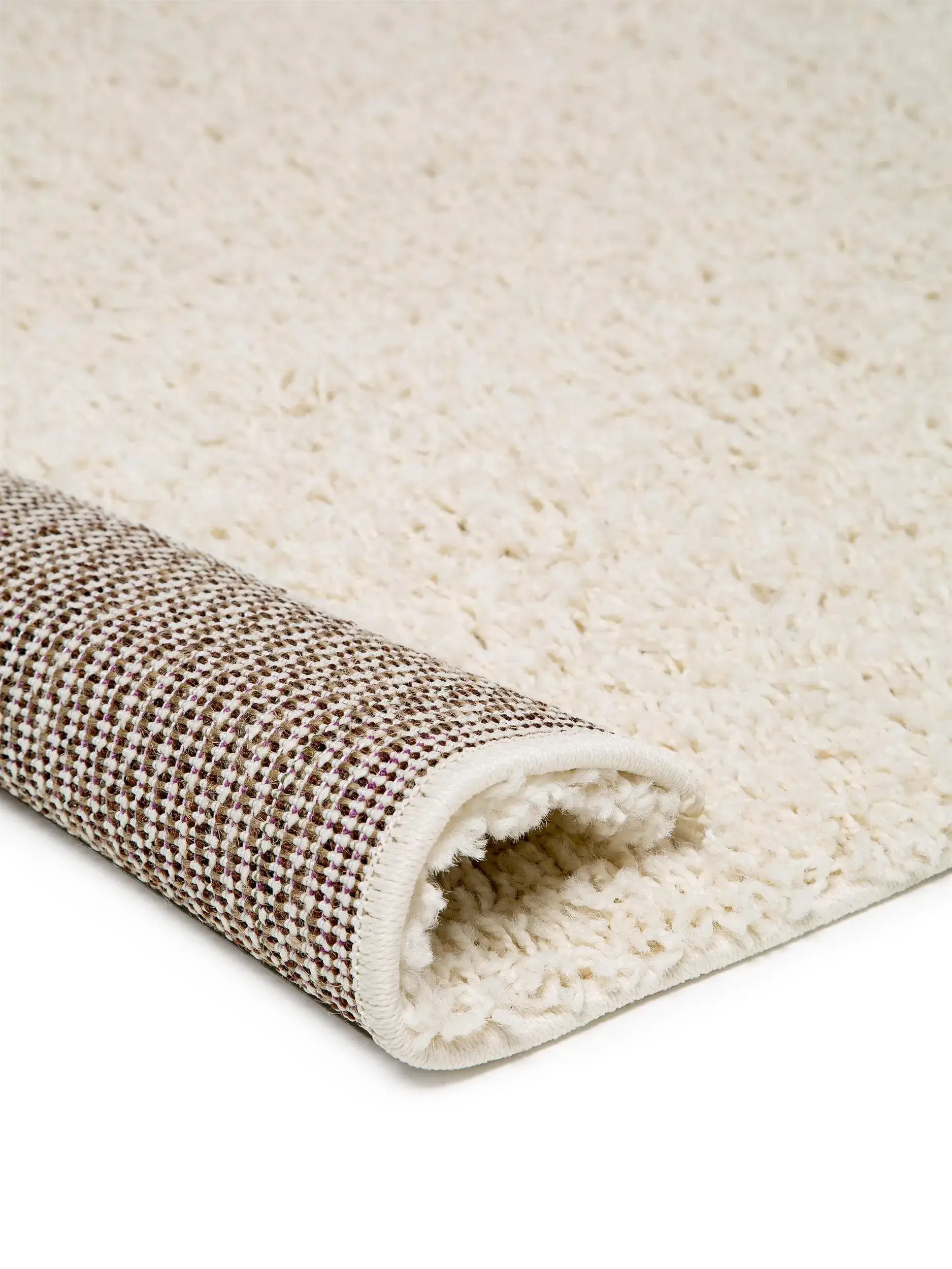 Teppe av 100% Polypropylen i Beige med 100% Polypropylen høy lugg fra benuta