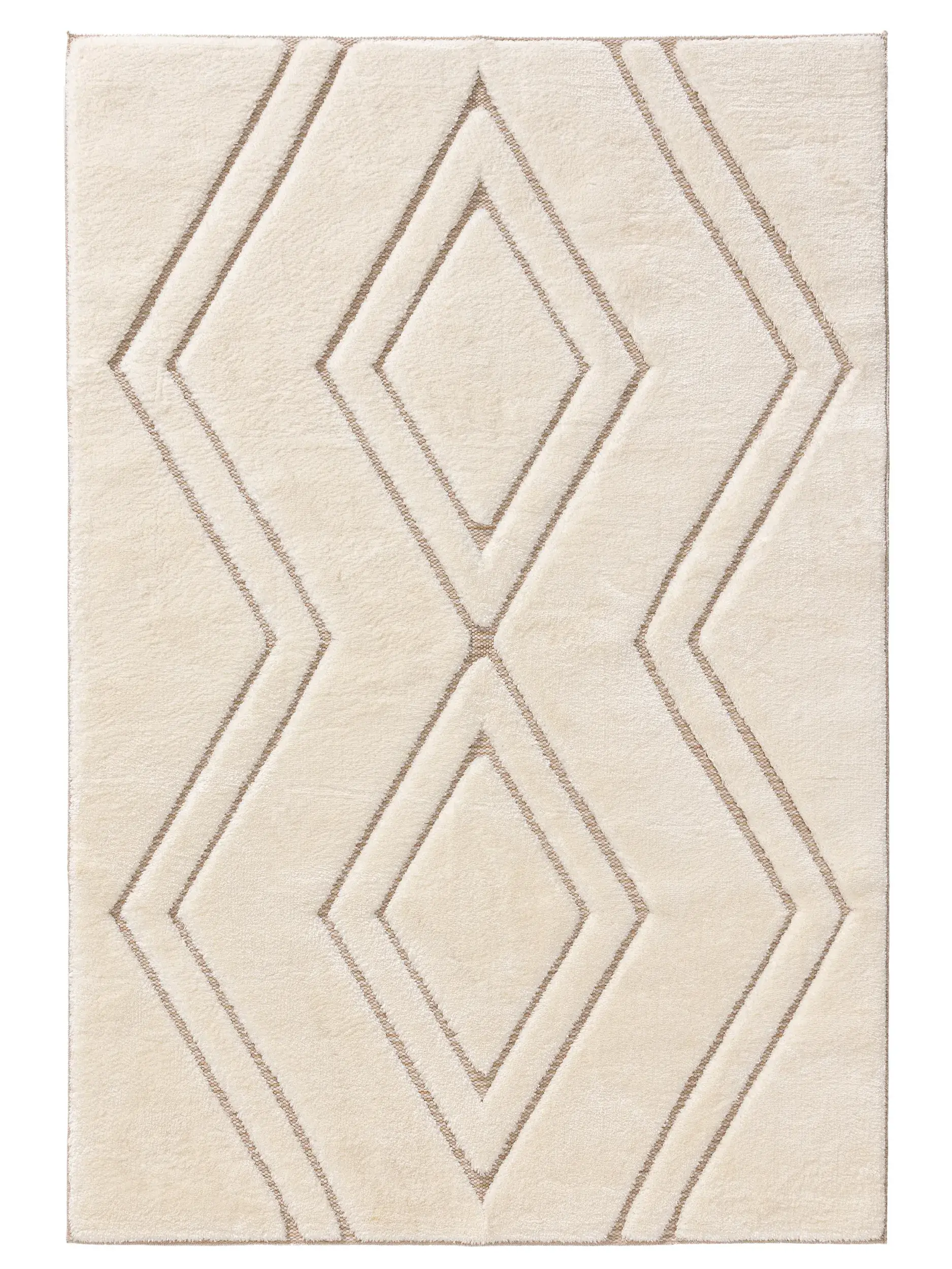 Tæppe Elanie Cremehvid/Beige fra 