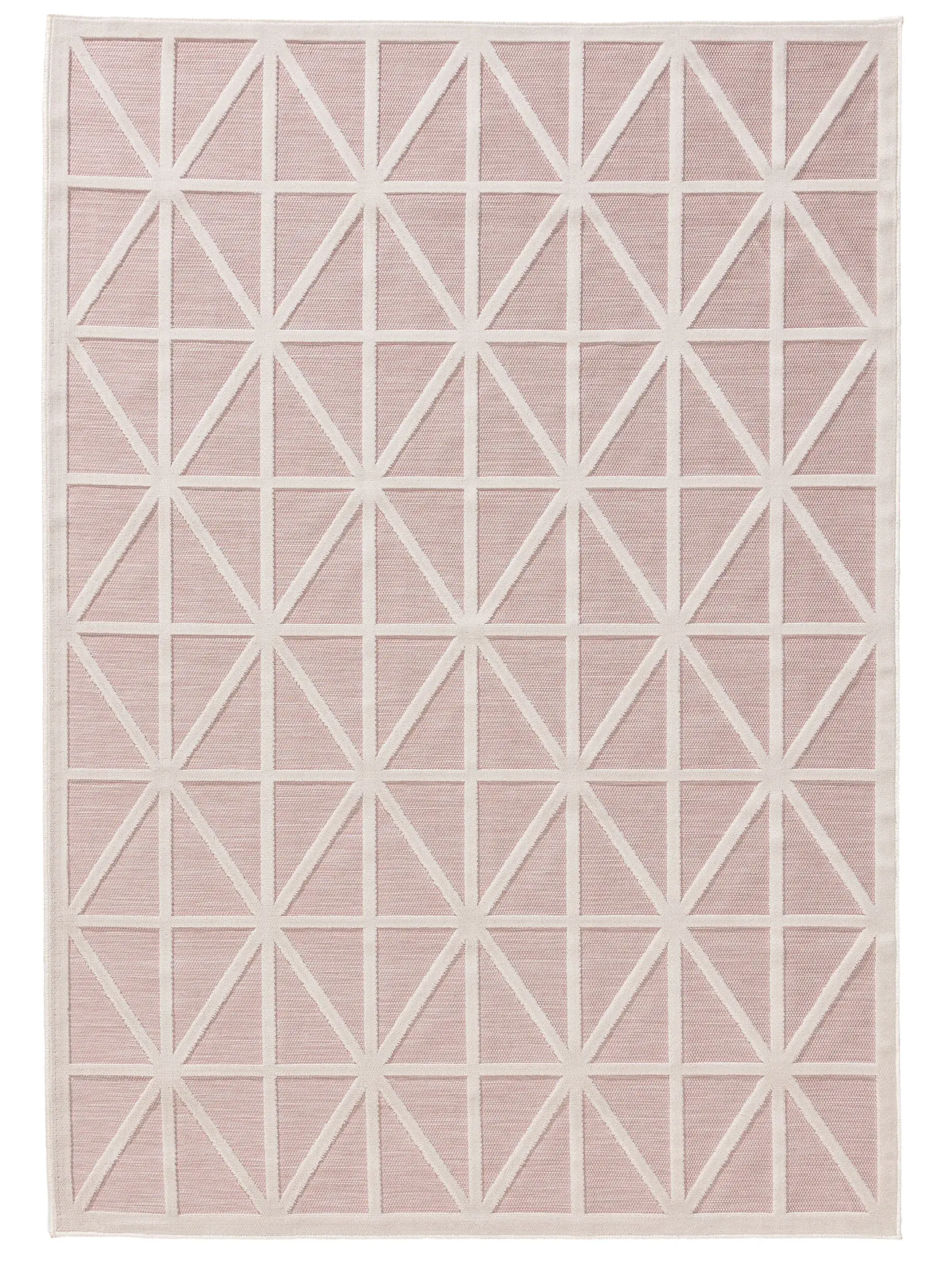 Tappeto di 100% Polipropilene in Rosa con pelo alto 100% Polipropilene da benuta POP