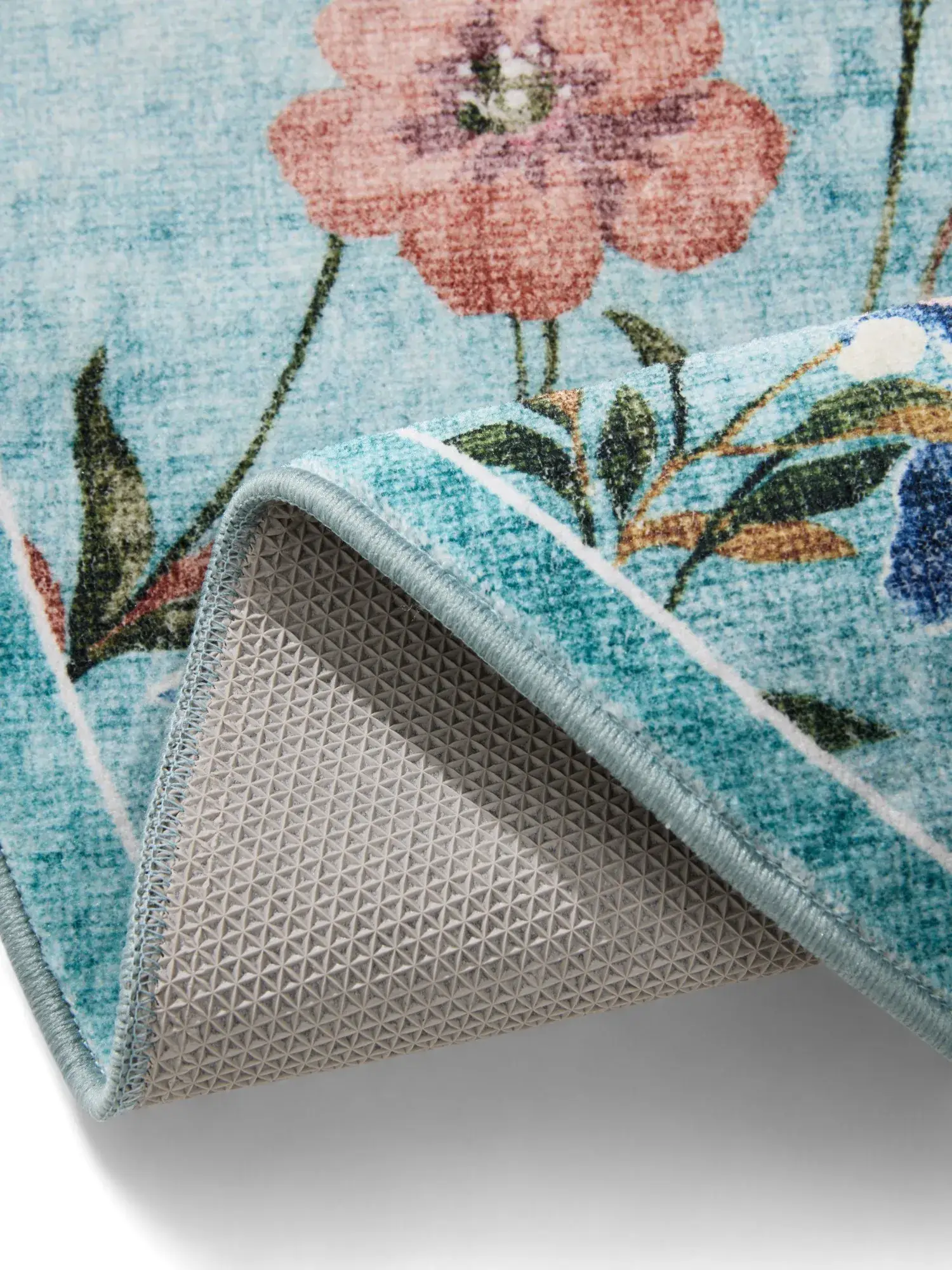 Rug made of 100% Polyester in Multicolour with a 100% Polyester high pile by benuta Nest