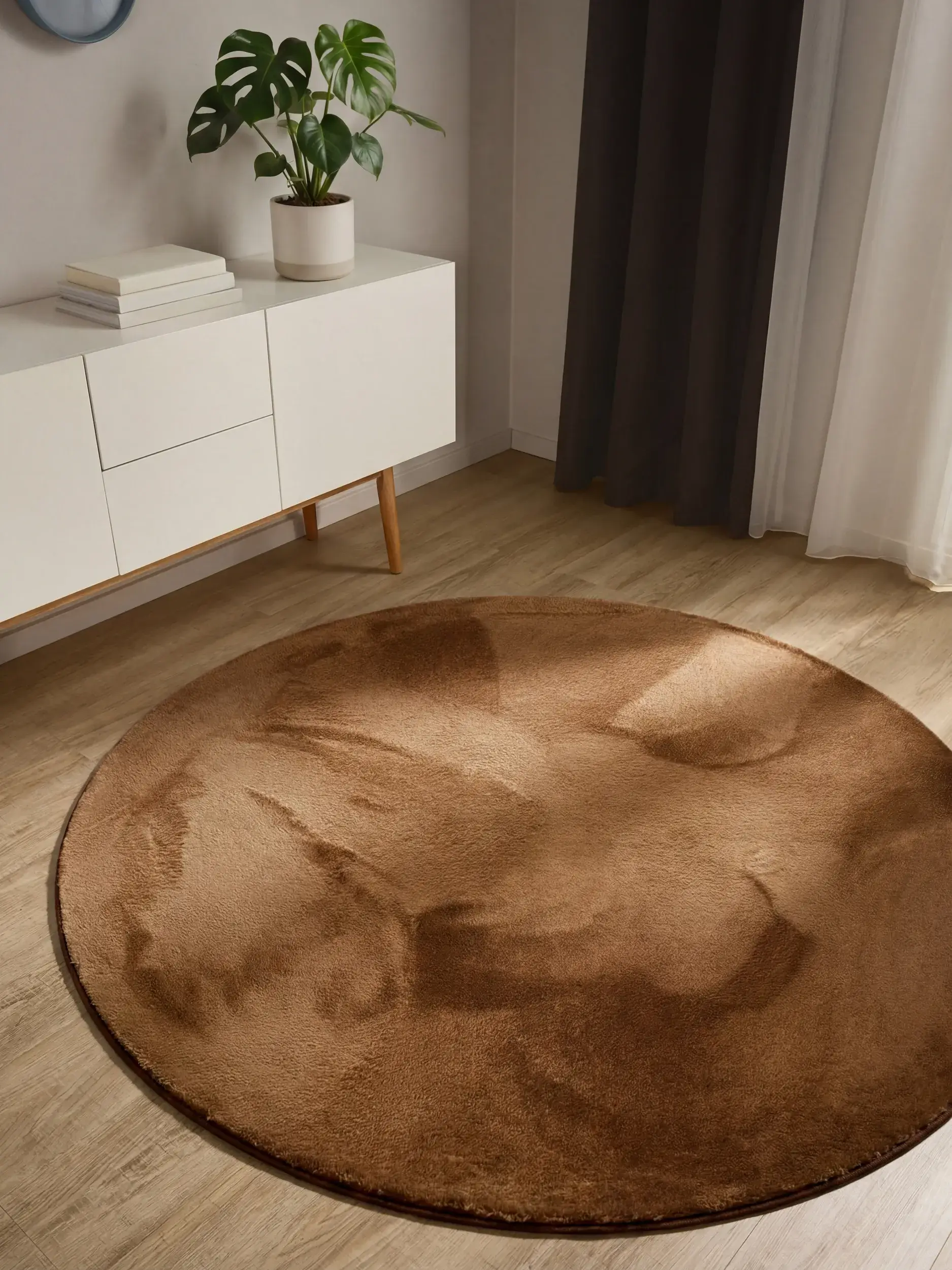 Teppich Furry aus 100% Polyester in  von benuta Basic