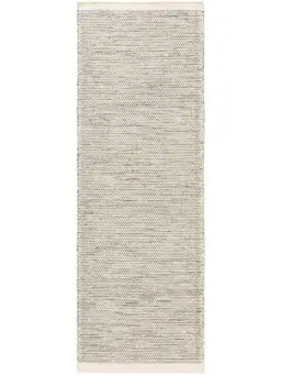 Wollteppich Läufer Rocco Beige/Schwarz