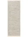 Tappeto passatoia in lana Rocco Beige/Nero