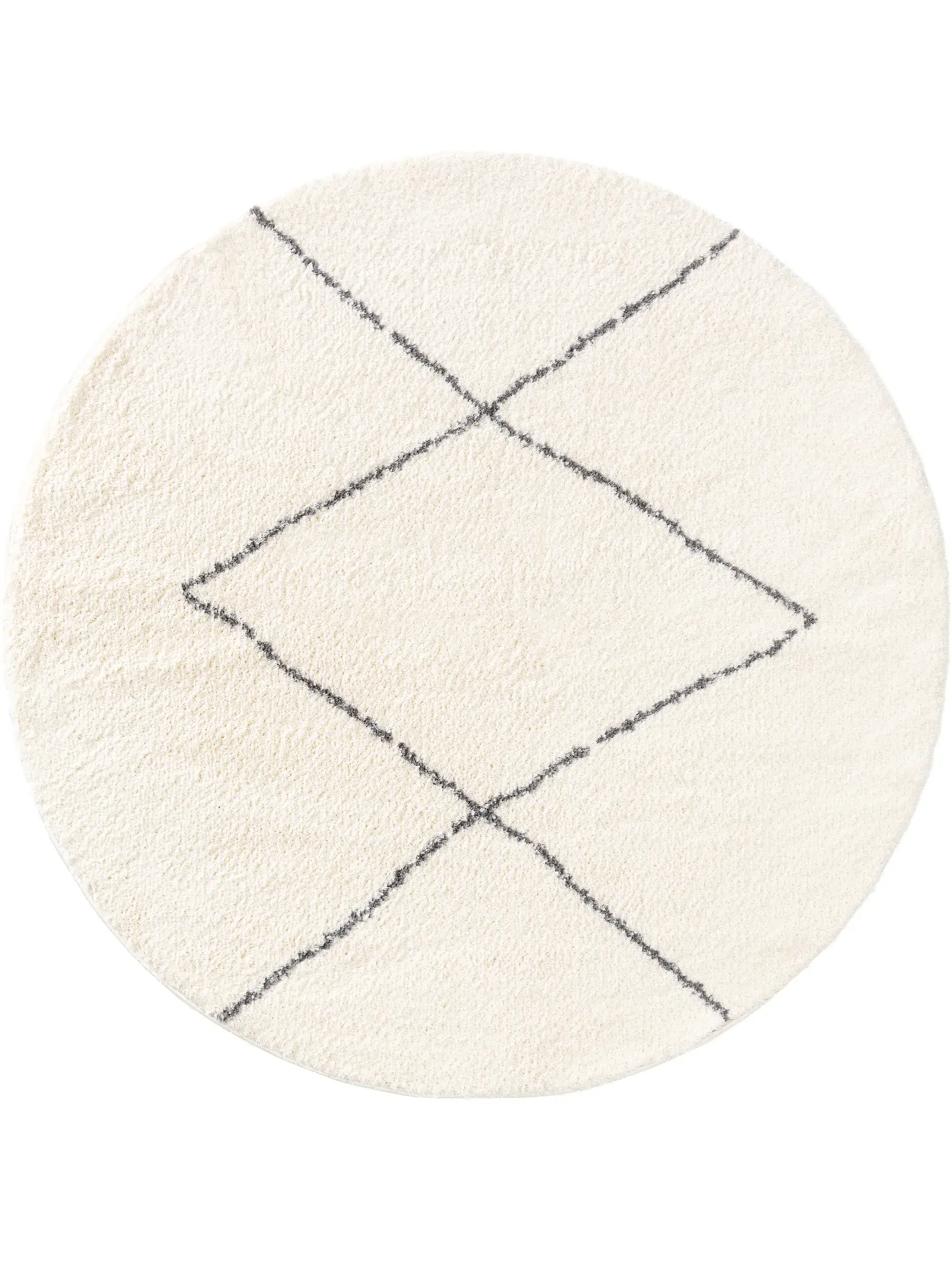 Matta av 100% Polyester (Mikrofiber) i Beige med 100% Polyester (Mikrofiber) hög lugg från benuta nest