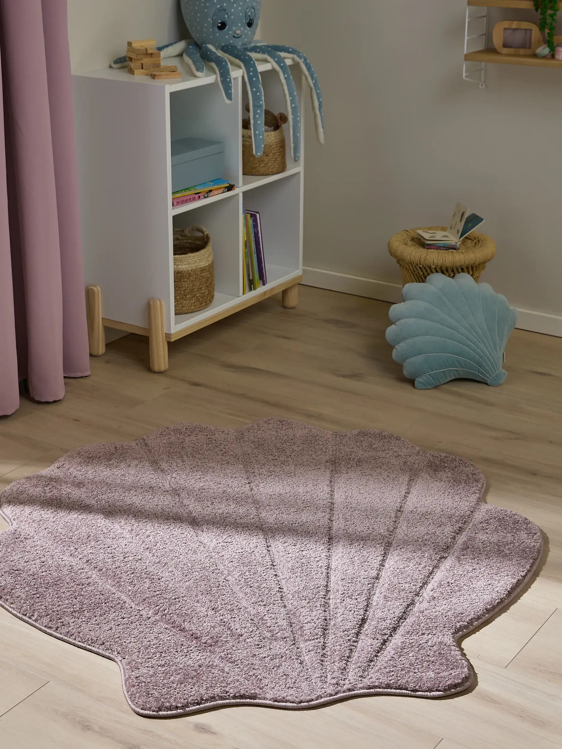Teppich Nori aus 100% Polypropylen in Rosa von Lytte
