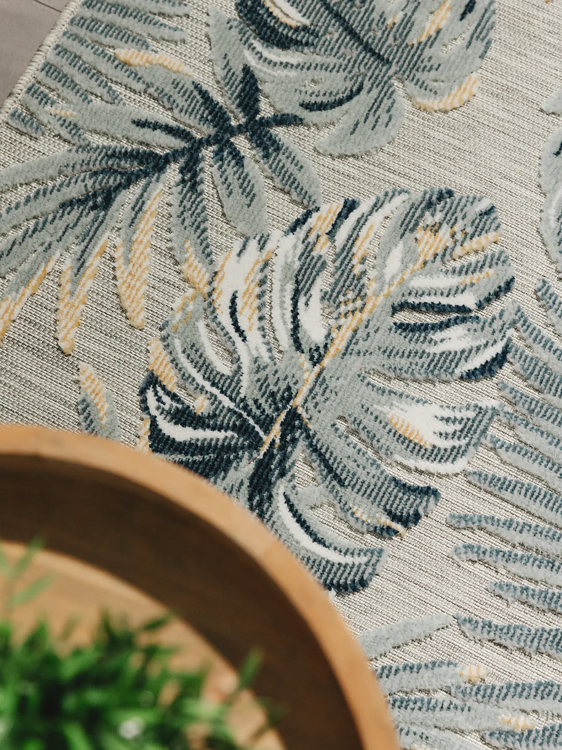 Rug made of 100% Polypropylen in Multicolour with a 100% Polypropylen high pile by benuta Basic