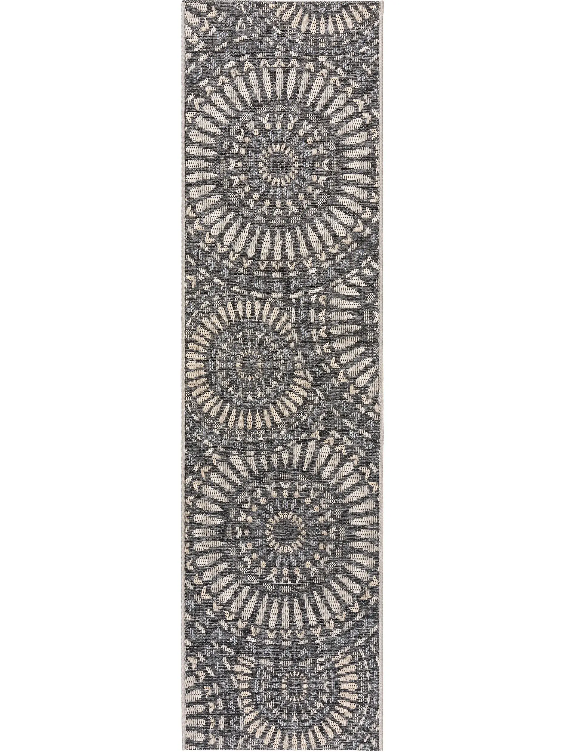Rug made of 100% Polypropylen in Blue with a 100% Polypropylen high pile by benuta