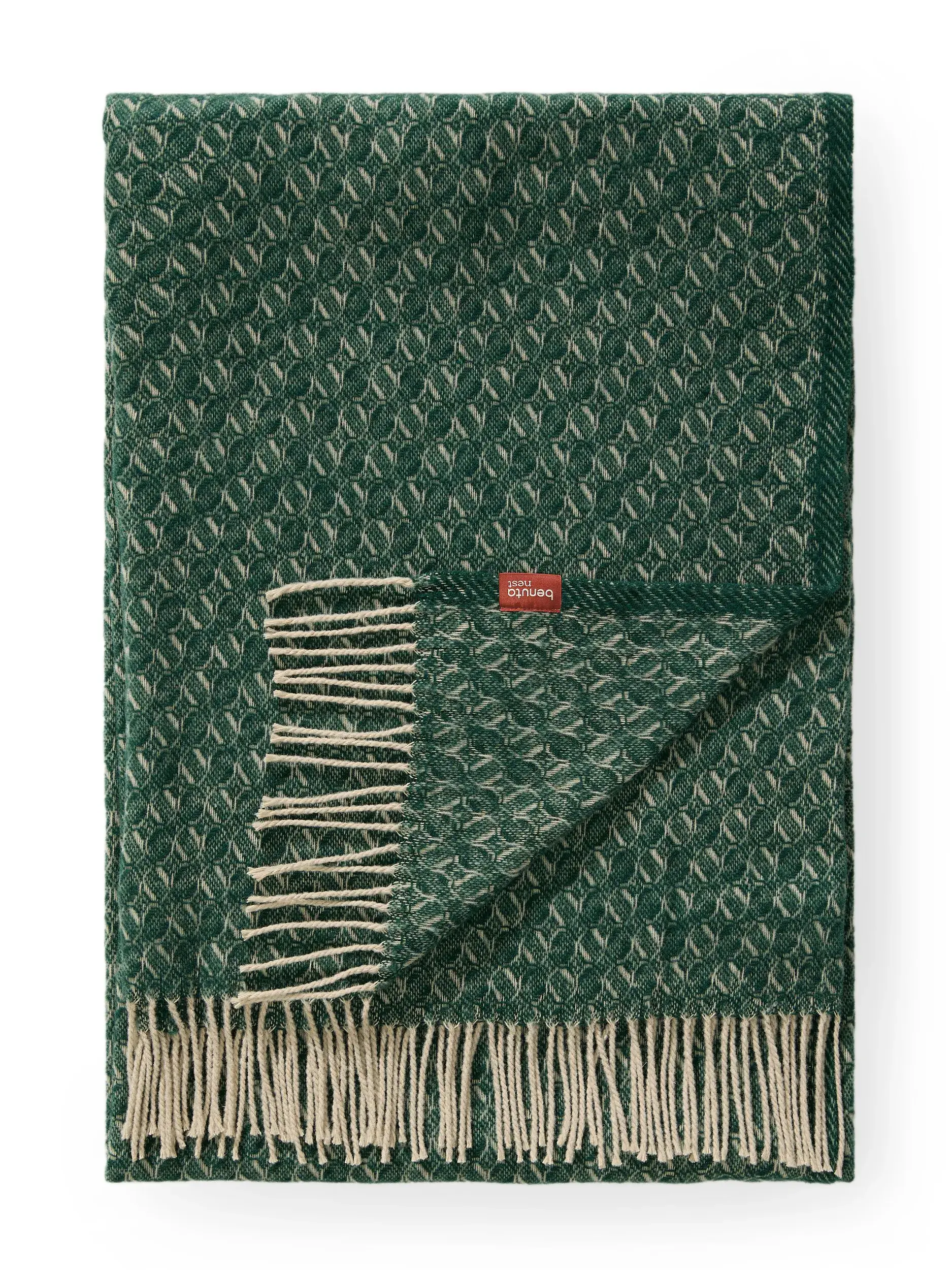 Blanket Liana Green by benuta Nest