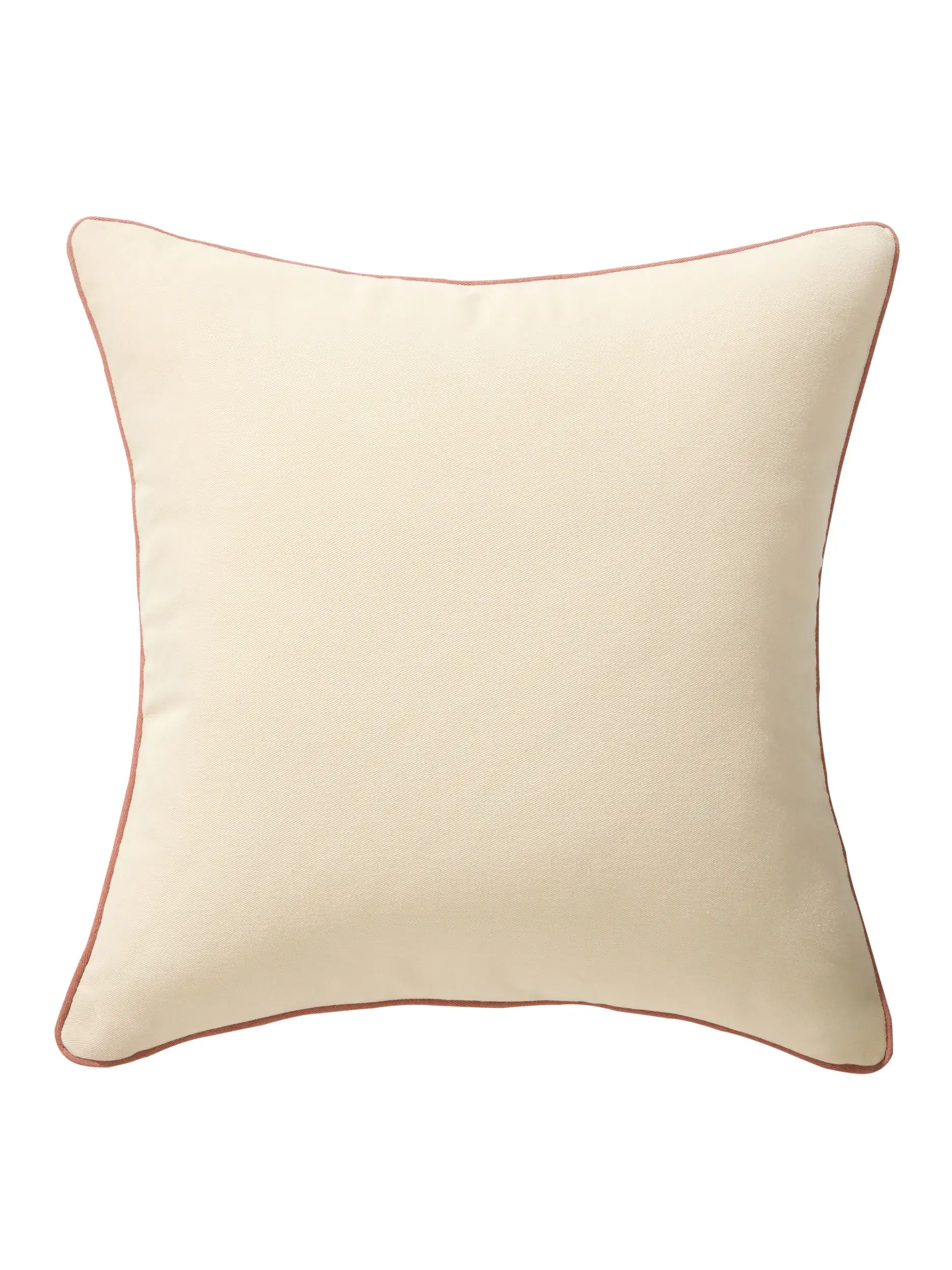 Pude Ines Cremehvid/Terracotta fra benuta pure