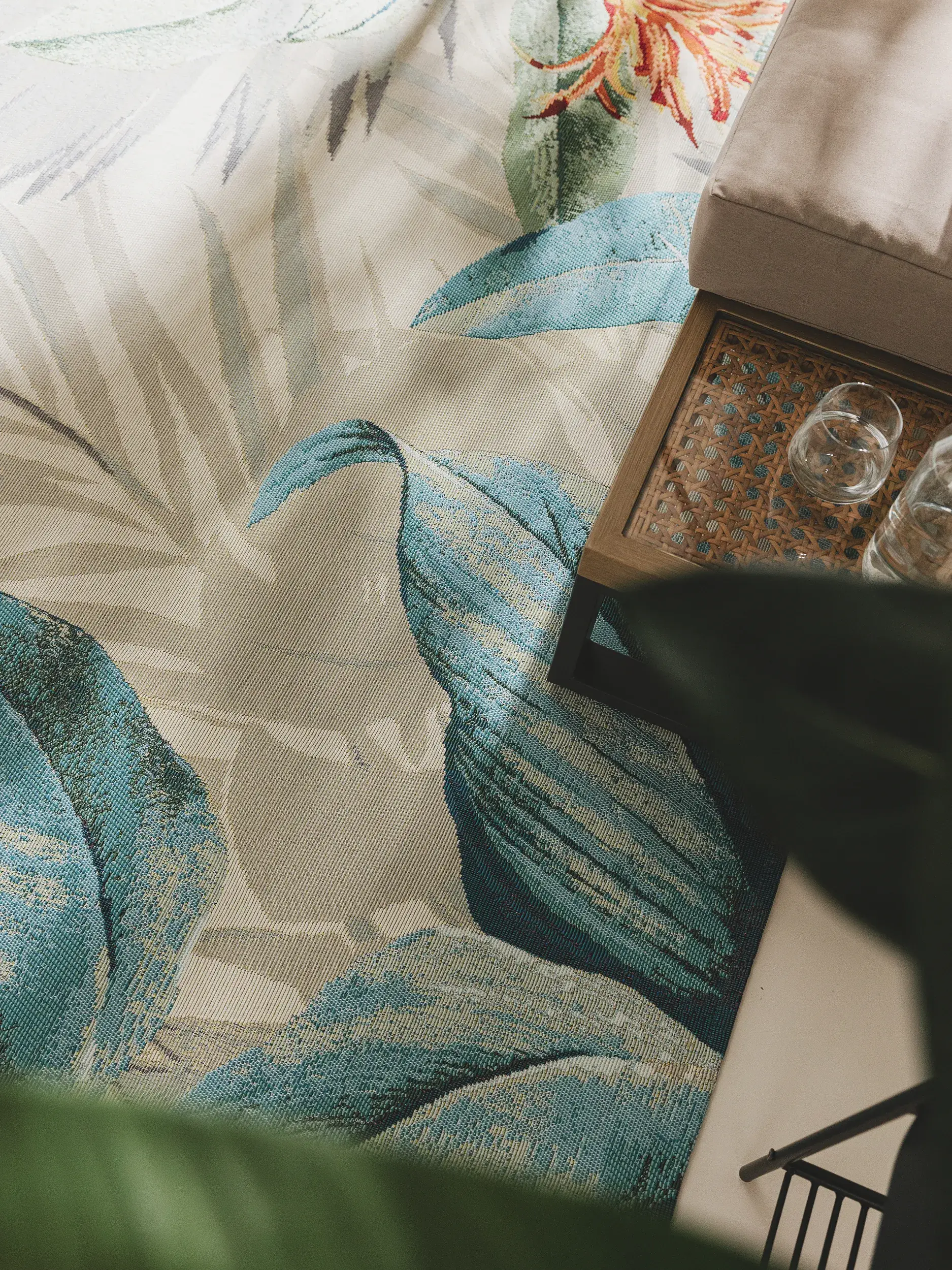 Tapis en 76% Polypropylène, 23% Polyester, 1% Latex en Multicouleur avec une pile de 76% Polypropylène, 23% Polyester, 1% Latex de hauteur de benuta nest