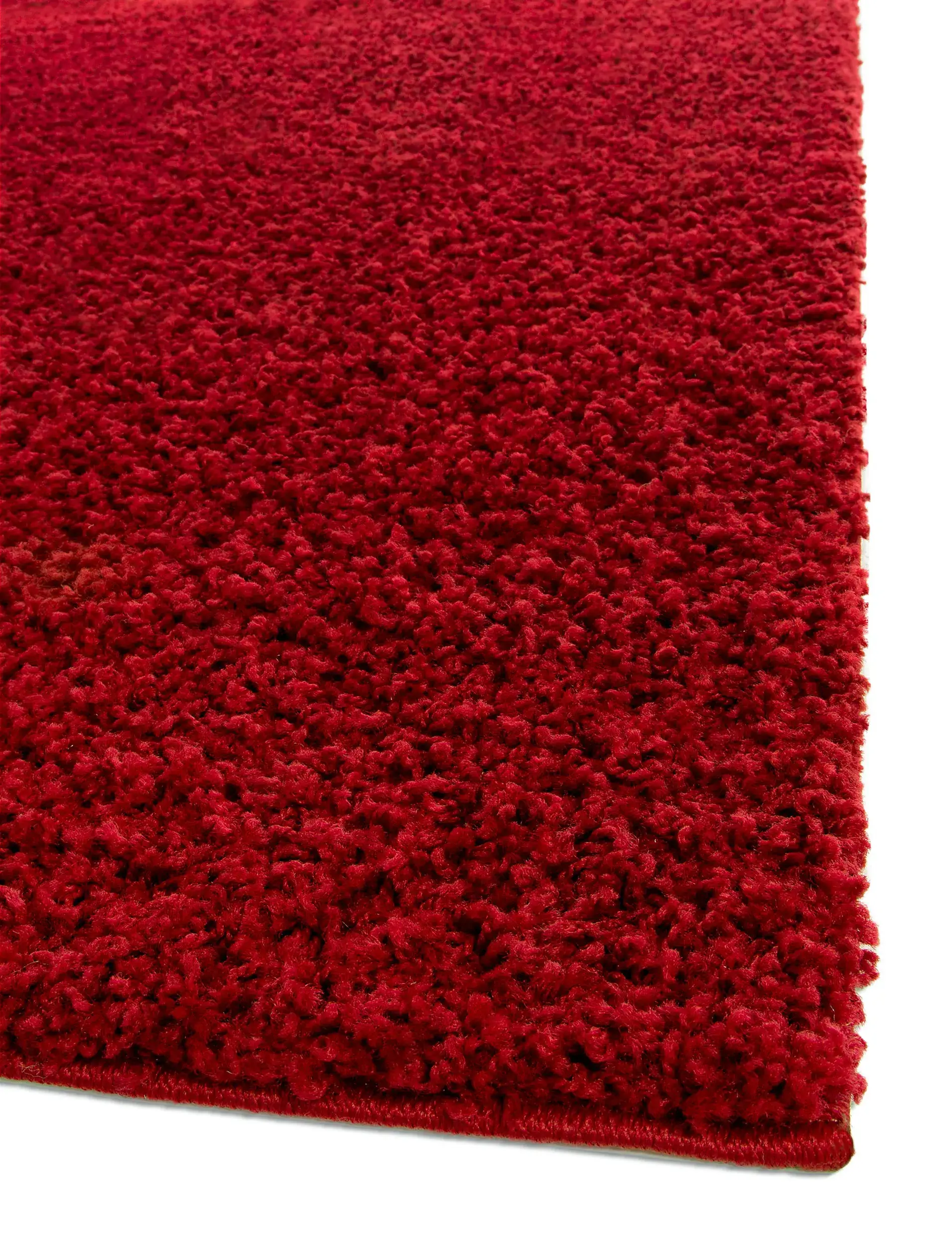 Rug made of 100% Polypropylen in Rot with a 100% Polypropylen high pile by benuta