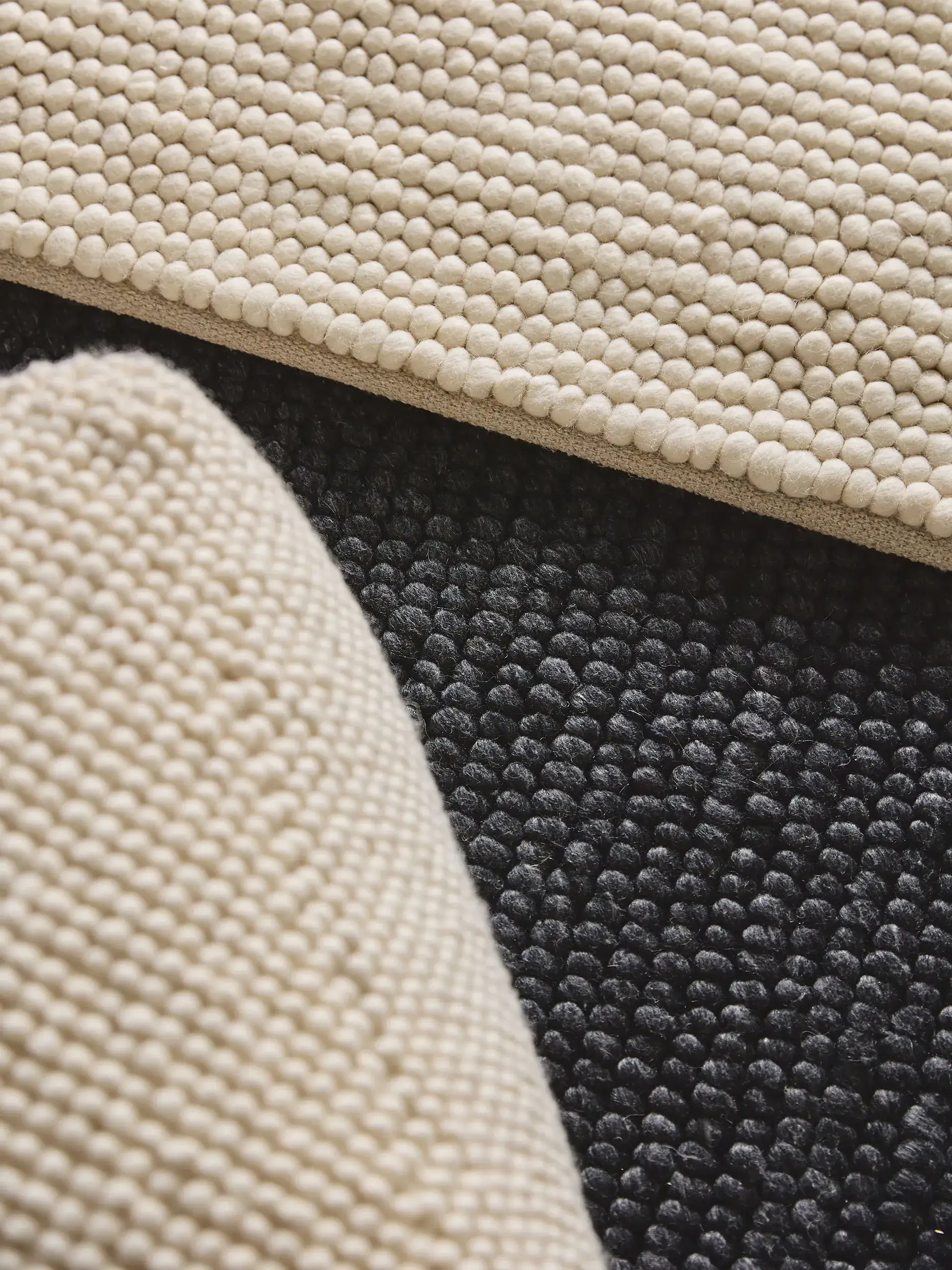 Tapis Beads en 70% Laine, 30% Polyester en Beige de benuta pure