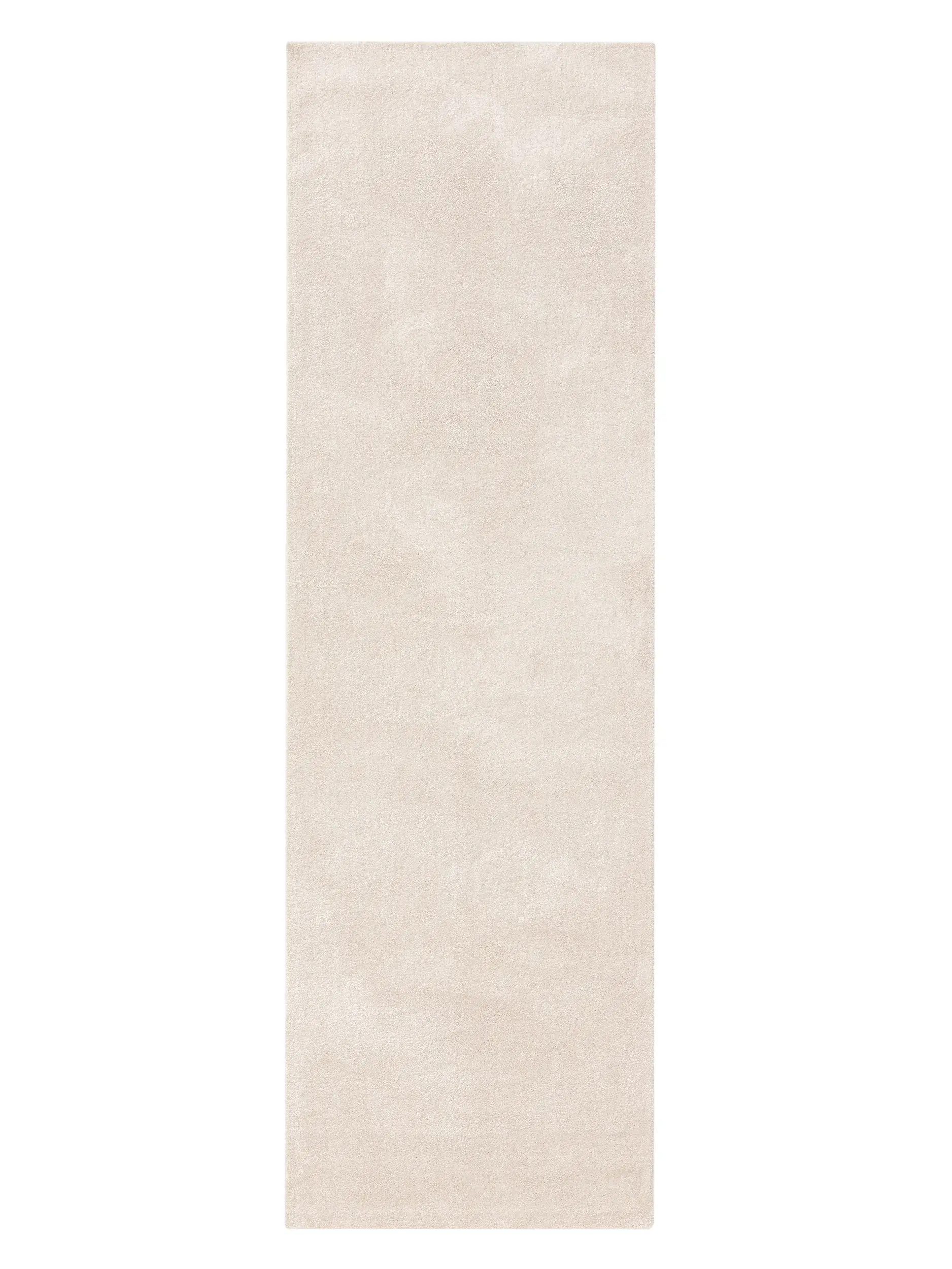 Matto 100% Polyester (30% recycelt)a värissä Weiß 100% Polyester (30% recycelt) korkealla nukalla merkiltä benuta Nest