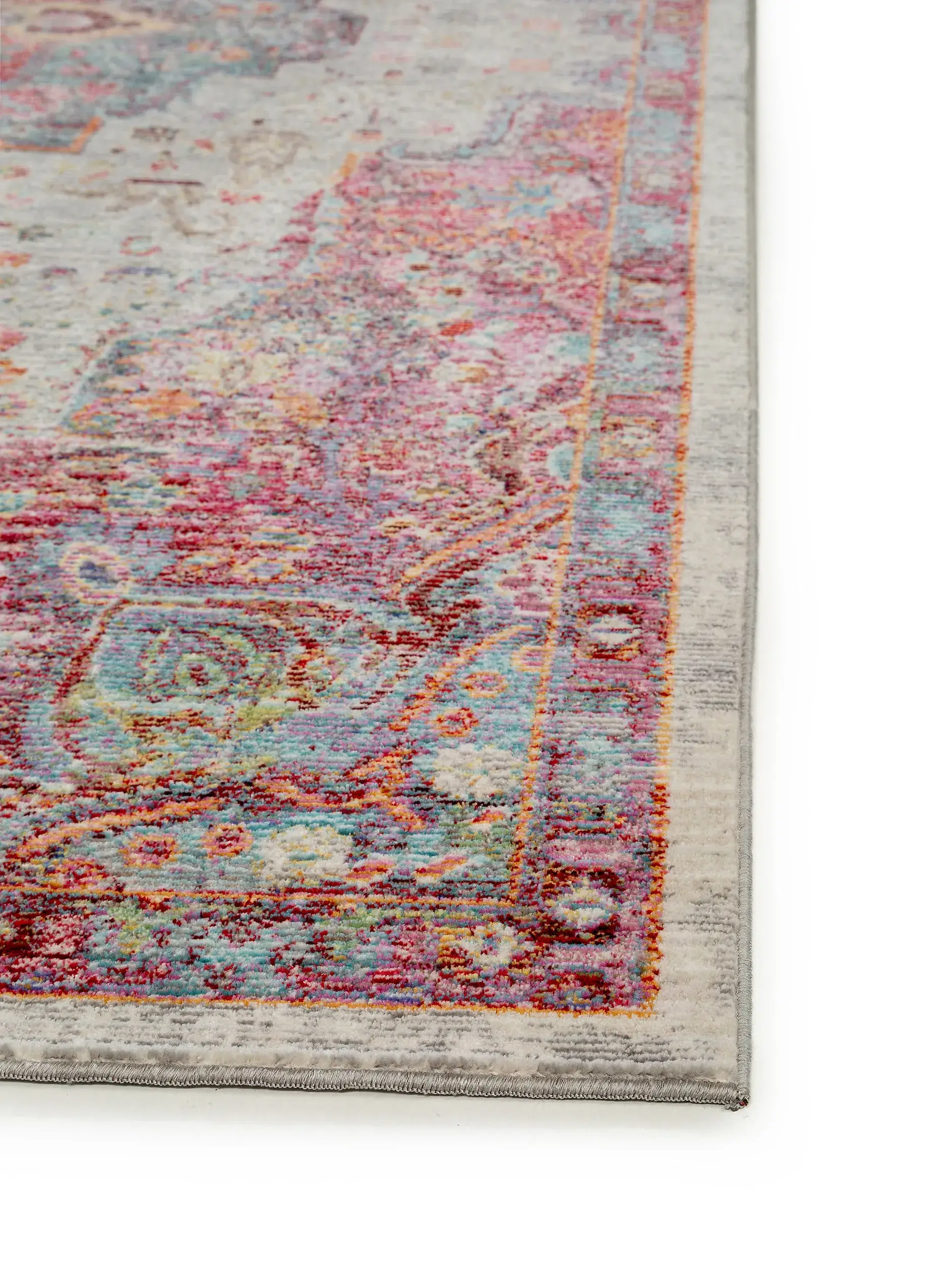 Tapis en 100% Polyester en Multicouleur avec une pile de 100% Polyester de hauteur de benuta nest