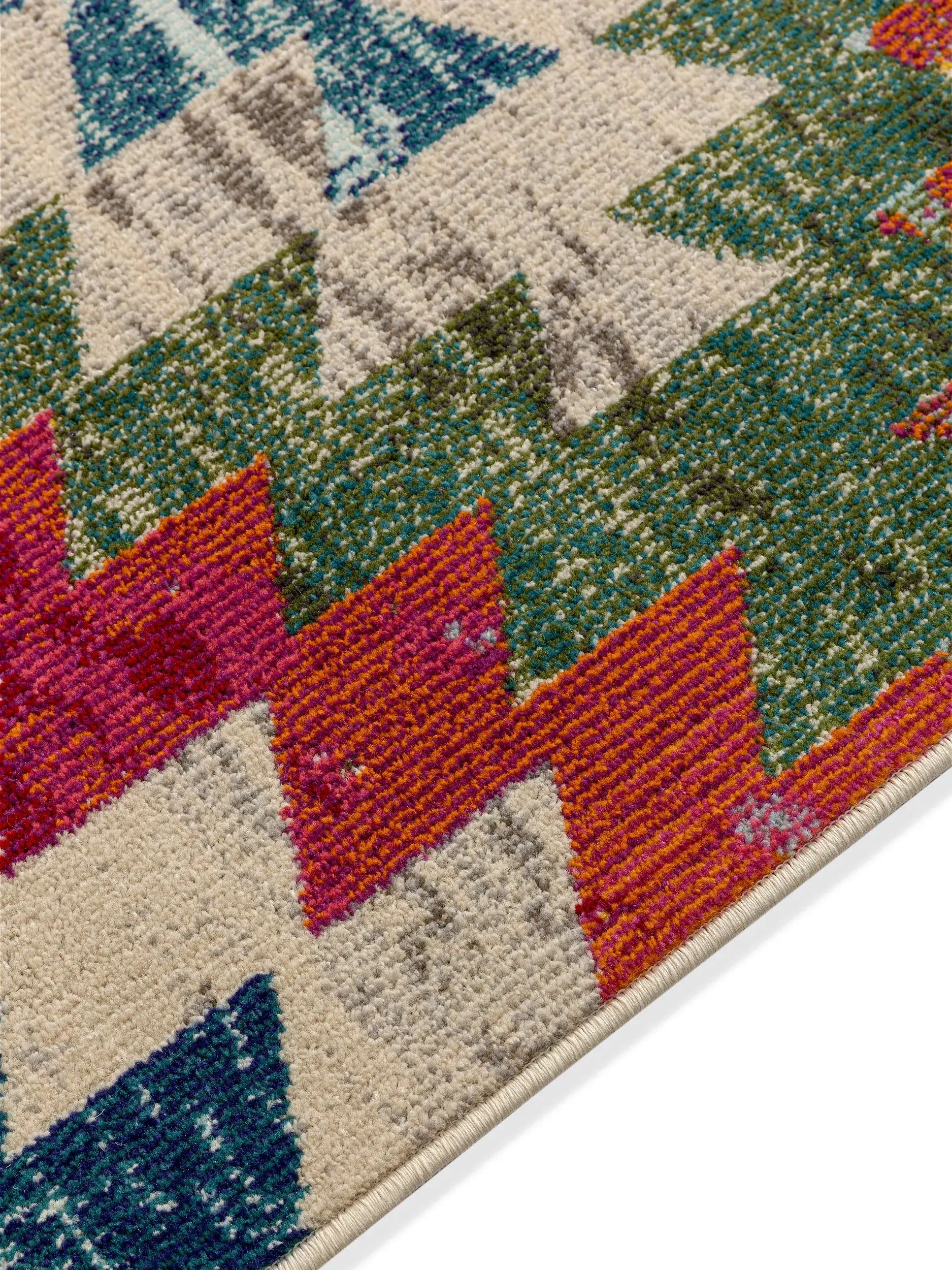 Teppich aus 100% Polypropylen in Multicolor mit 100% Polypropylen hohem Flor von benuta Nest