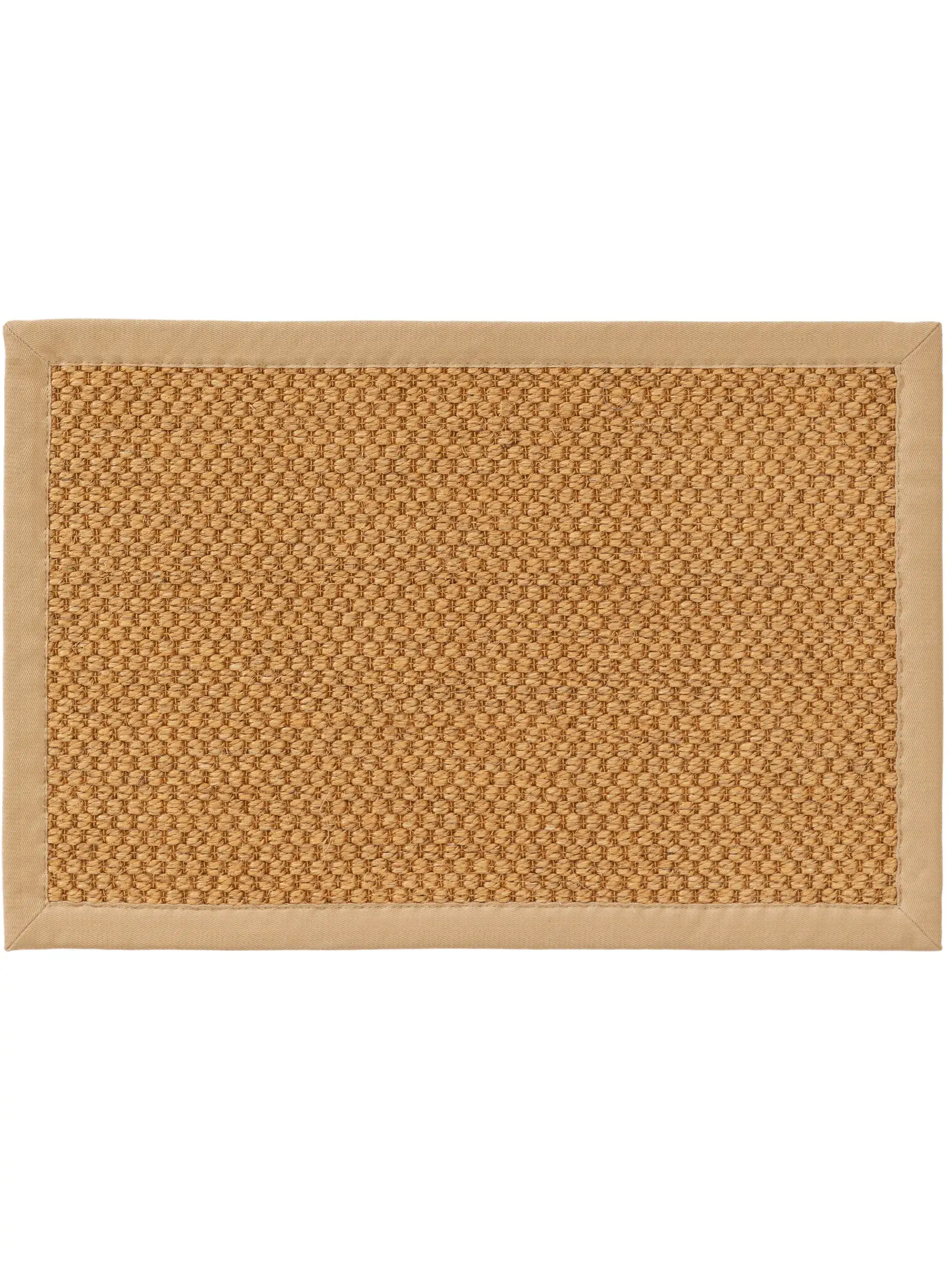 Fußmatte Greta Beige im Design Bordüre aus 100% Sisal von benuta Pure