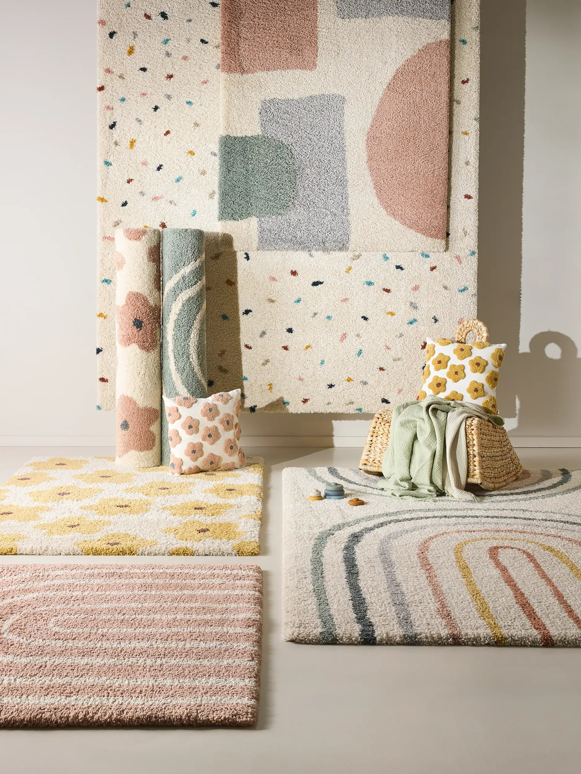 Teppich Gobi aus 100% Polypropylen in Multicolor von Lytte