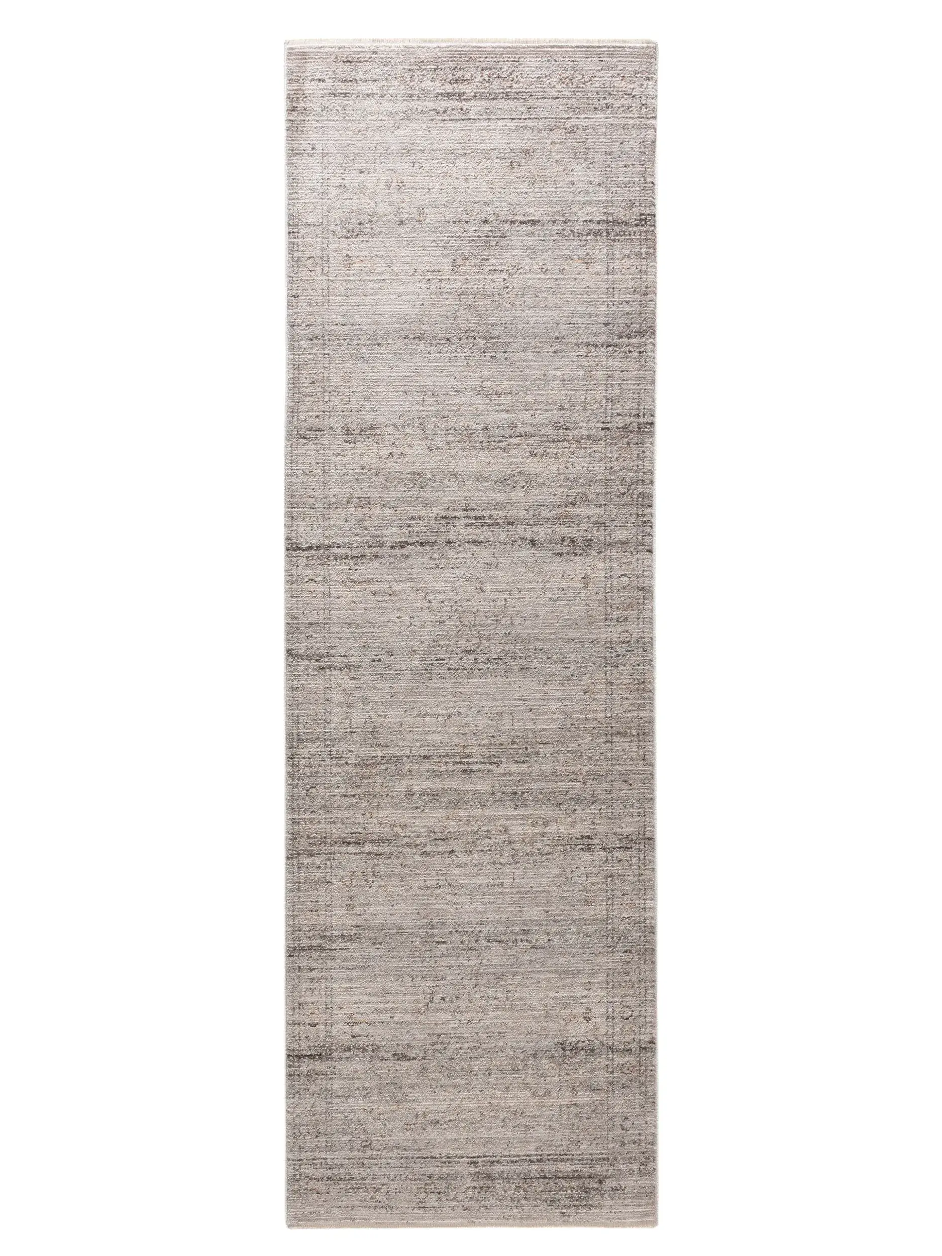 Rug made of 100% Polyester in Grey with a 100% Polyester high pile by benuta Nest