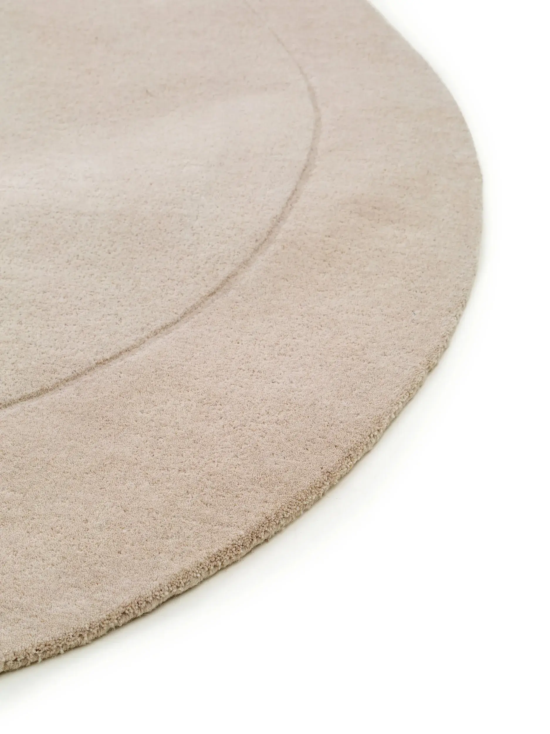 Alfombra de 100% Lana en Beige con un pelo de {{Placeholder_Pile Height}} de altura de benuta pure