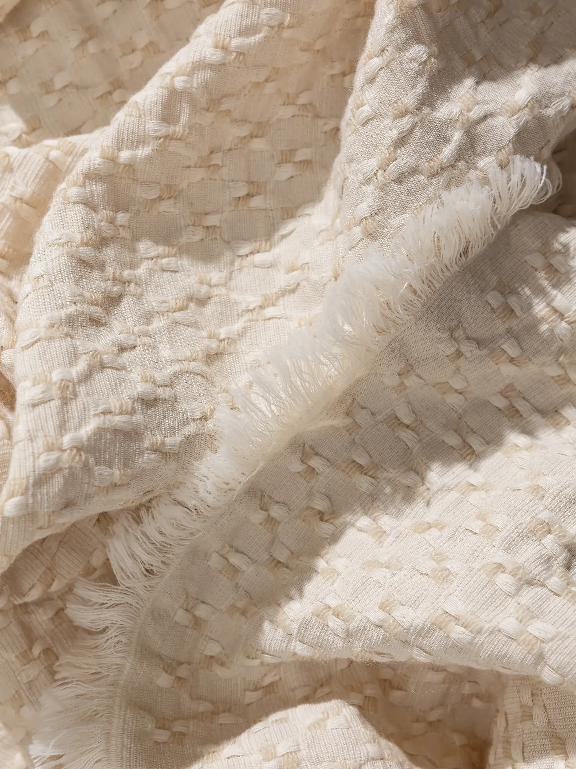 Decke Vanida Beige im Design  aus  von benuta Pure