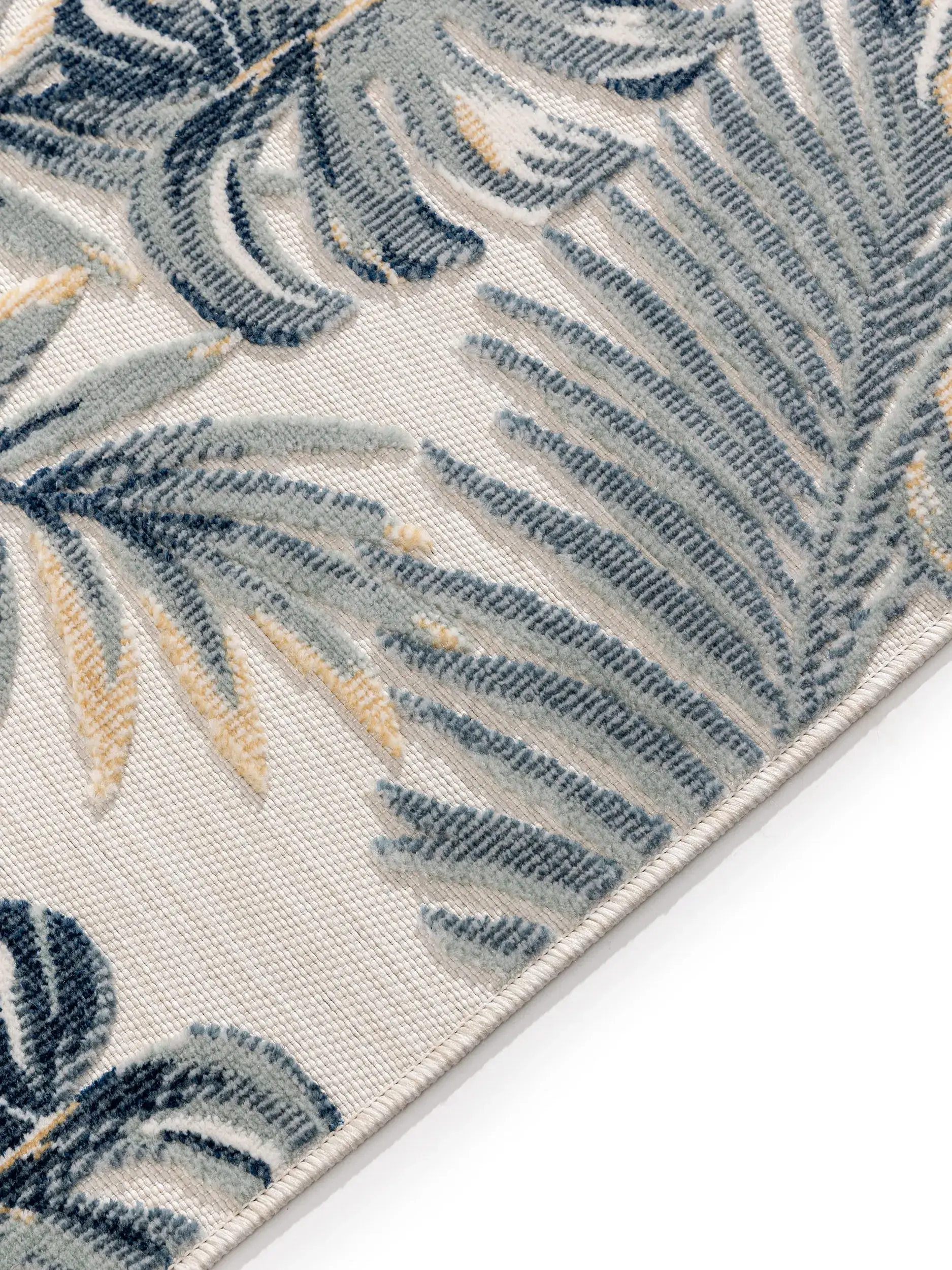 Rug made of 100% Polypropylen in Multicolour with a 100% Polypropylen high pile by benuta Basic
