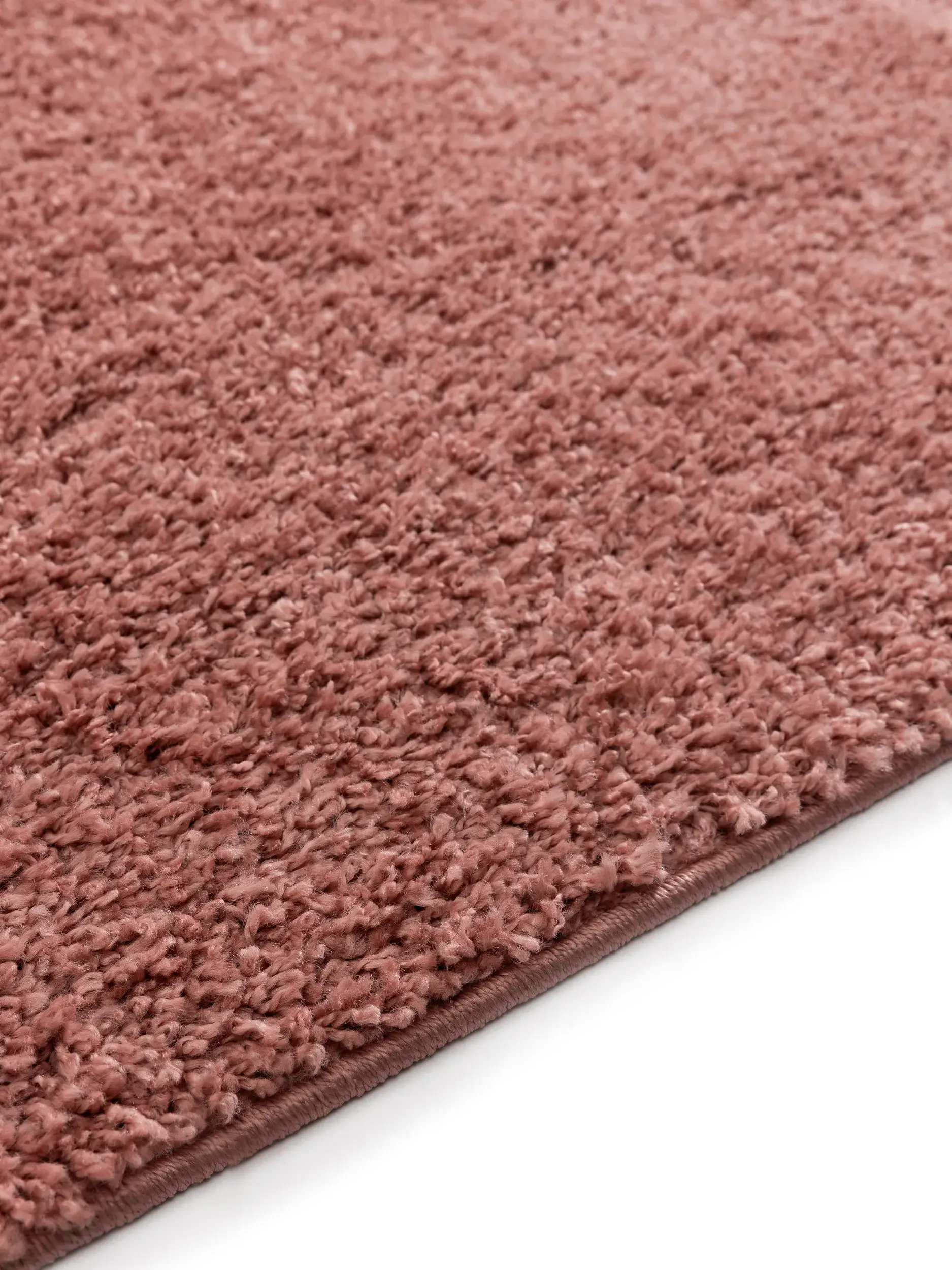 Teppe av 100% Polypropylen i Rosa med 100% Polypropylen høy lugg fra benuta Basic